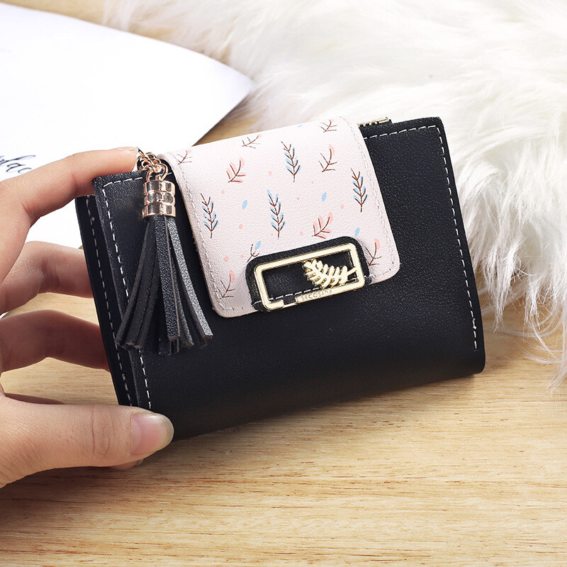 Hasp Purses for Women Small Girls Wallet with Zip Coin Purse Card Slots Gifts