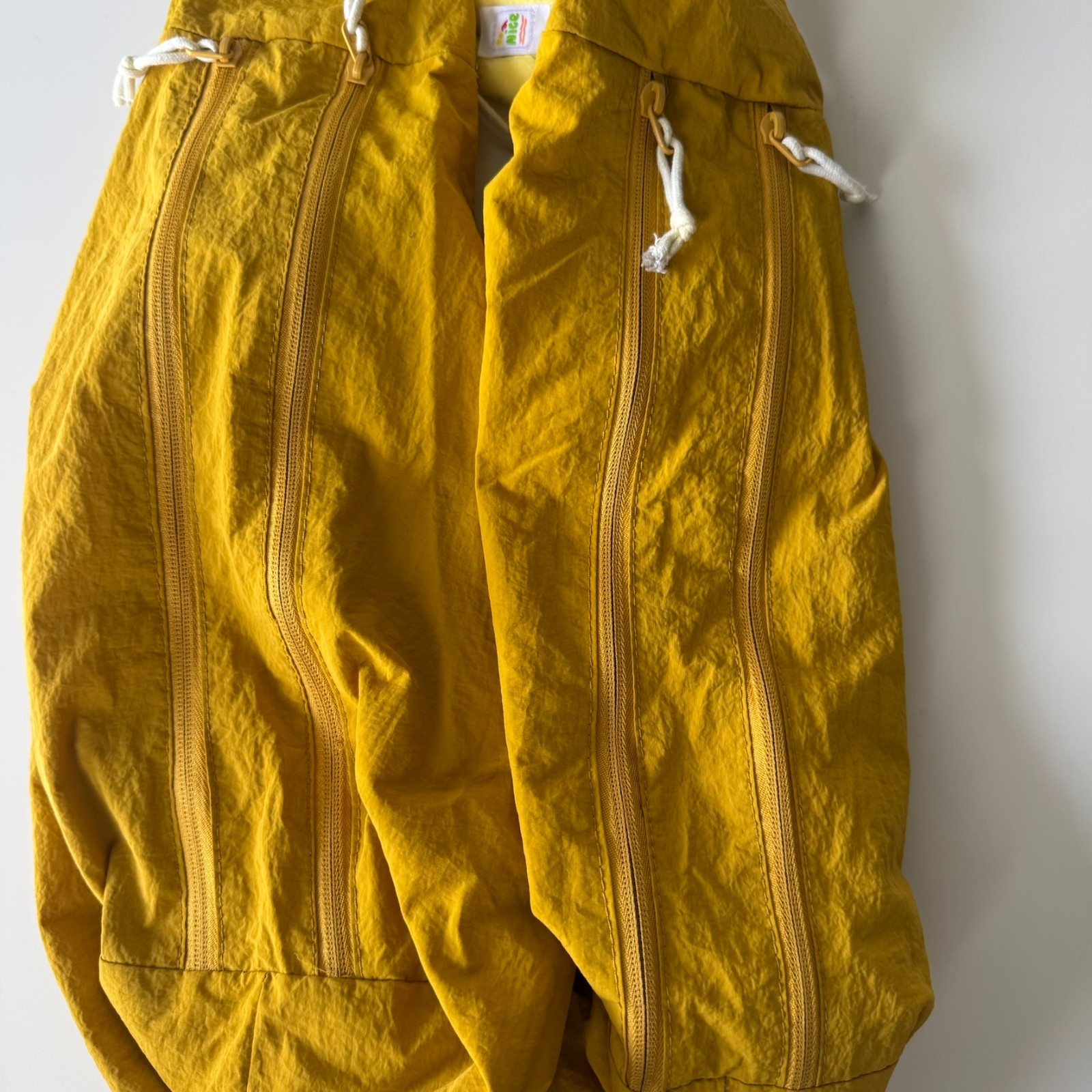 Yellow Tote Bag Women’s Large Mustard Shoulder Bag Multi‑Pocket Lightweight