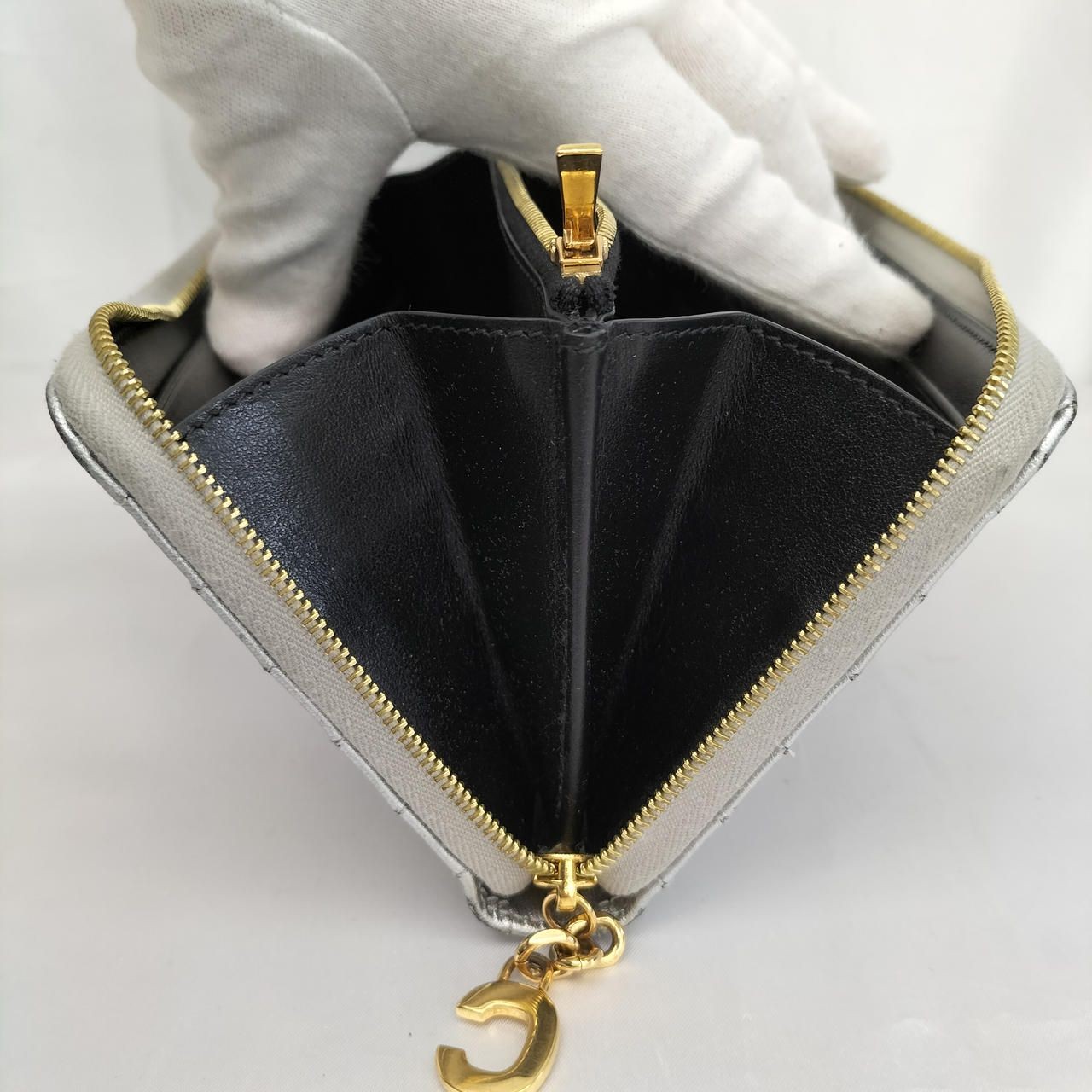 CELINE C Charm Wallet Used