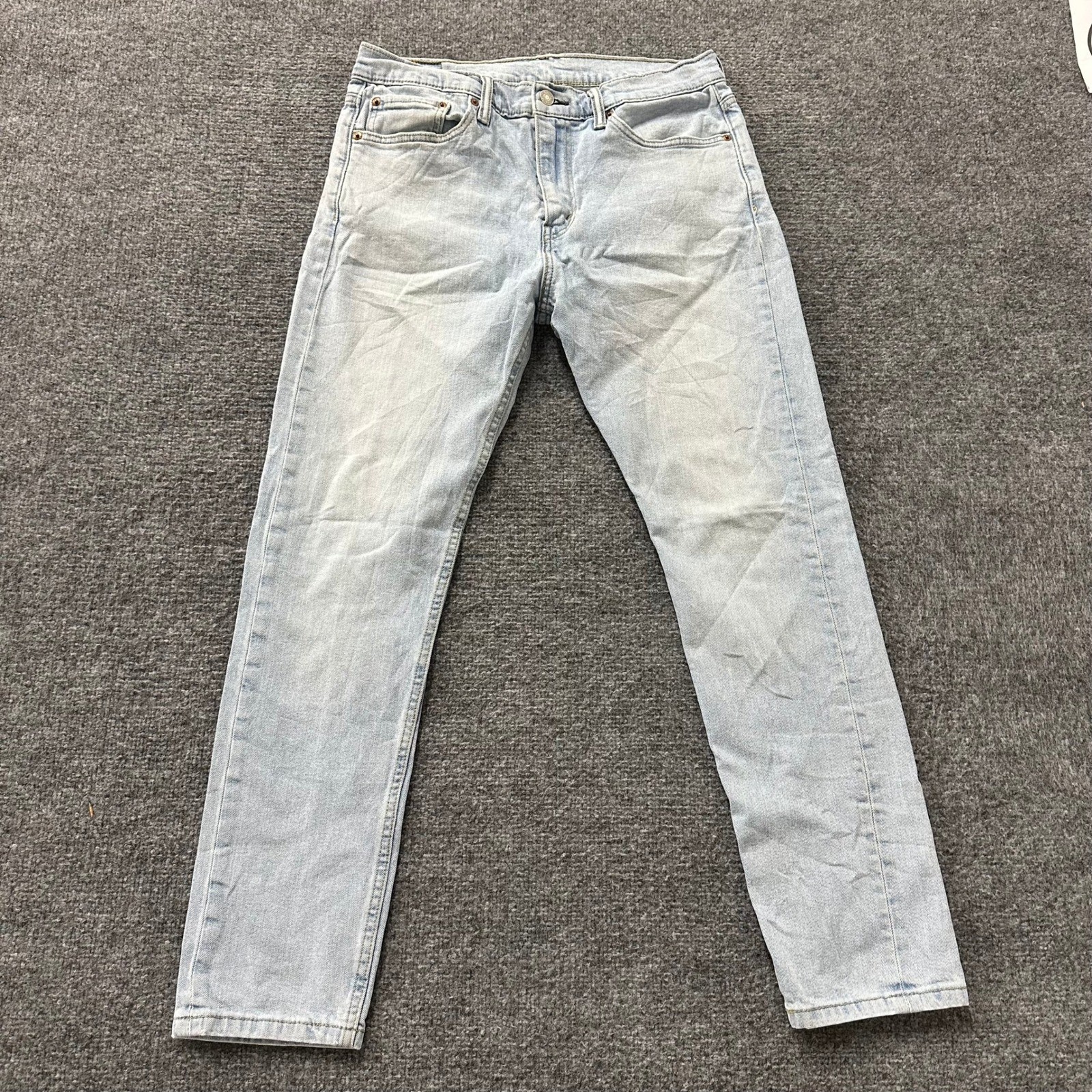 Levi’s Jeans Mens Size 32×30 510 Skinny Fit Light Wash Blue Denim Stretch Casual