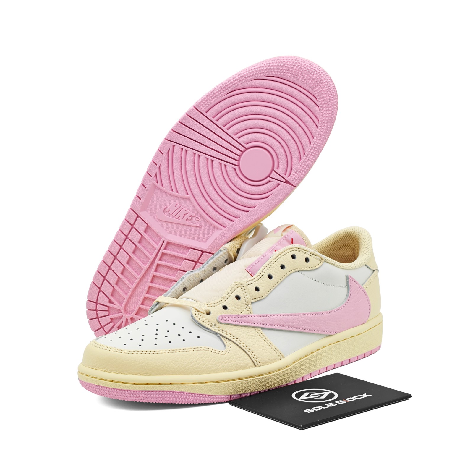 Travis Scott x Air Jordan 1 Retro Low OG ‘Muslin Pink’ IQ7604-100 US