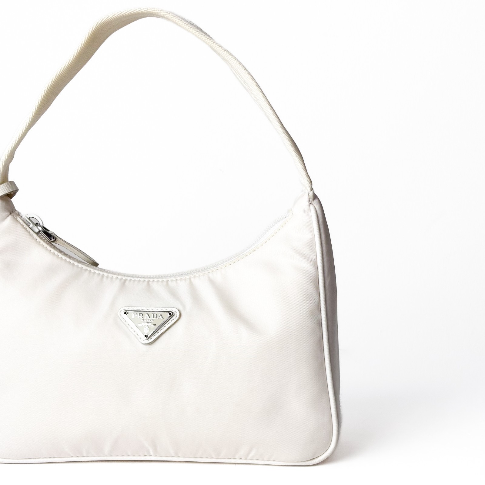 Prada Re-Edition 2000 Shoulder Bag – White / Alabaster