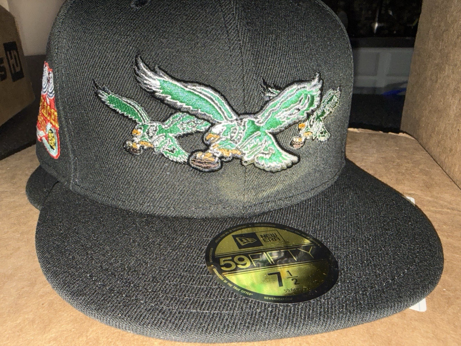 7 1/2 Lids John Geiger Philadelphia Eagles Misplaced Series NFL Hat Cap IN HAND