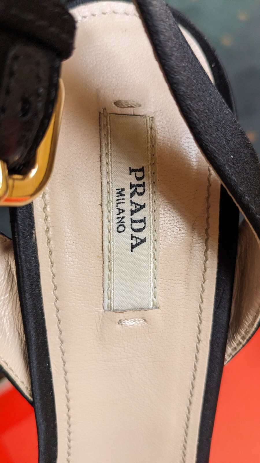 Prada Pumps • Satin • Black • Open Front • 39/6 • 14cm • Absolutely Mint Condition!
