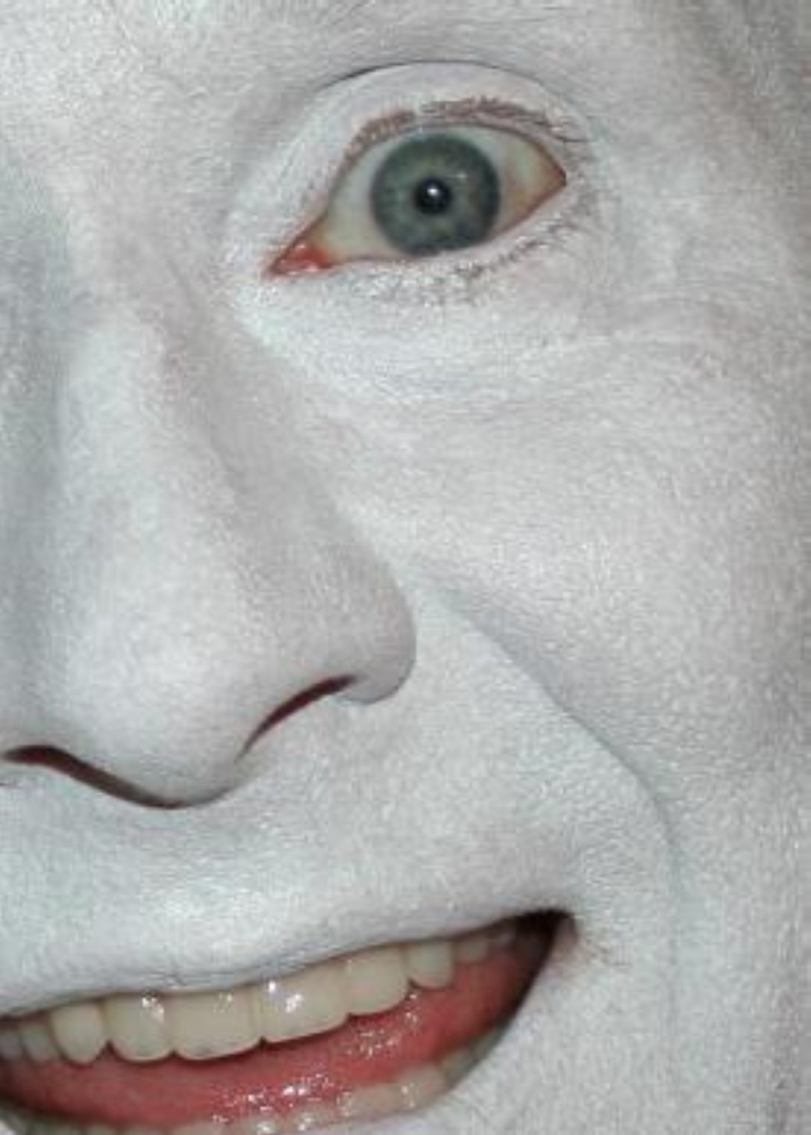 2.25 oz Clown White theatrical circus face paint mime Mehron TV makeup stage pro