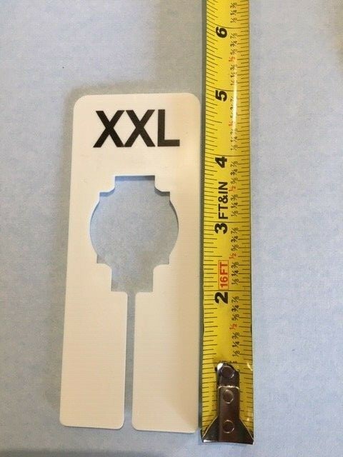 CLOTHING SIZE DIVIDERS SIZE 2 – SIZE 14 RECTANGLE 5 EACH