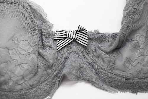 New Claudette Bardot Unlined Plunge Bra Color Concrete Gray Women’s Intimate Bra