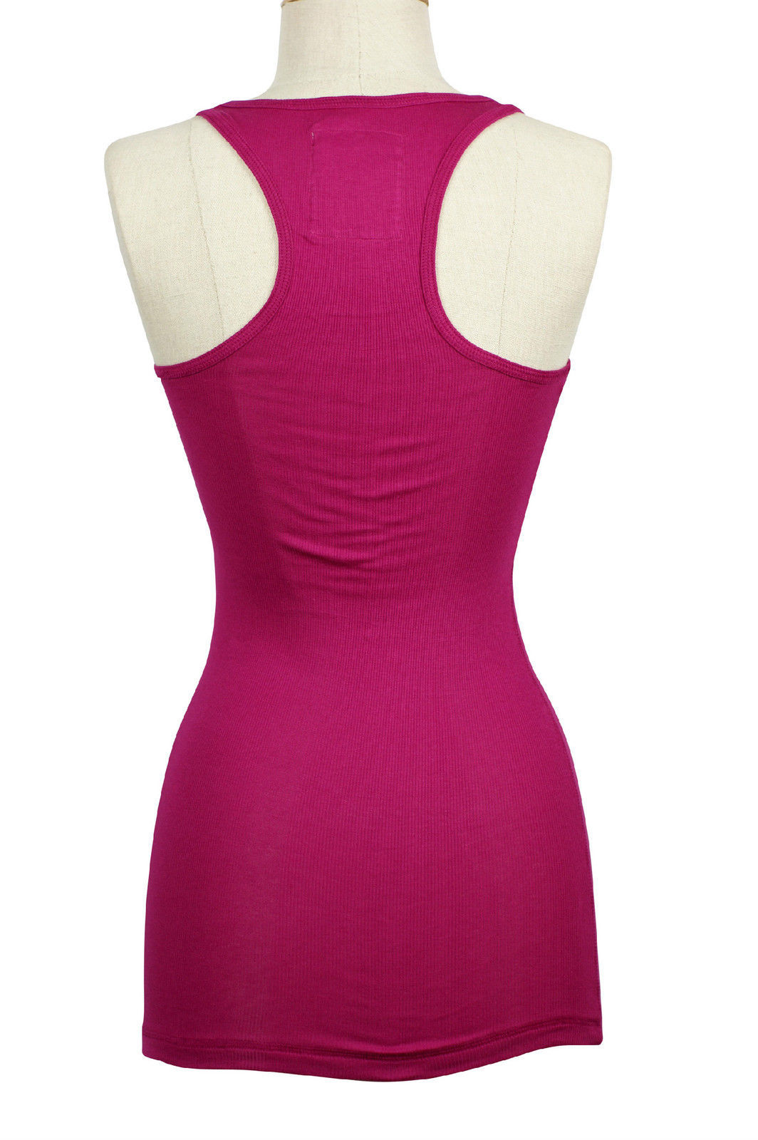 NEW Racerback Basic Cami Tank Top Ribbed Cotton/Spandex-XS/S-M-L