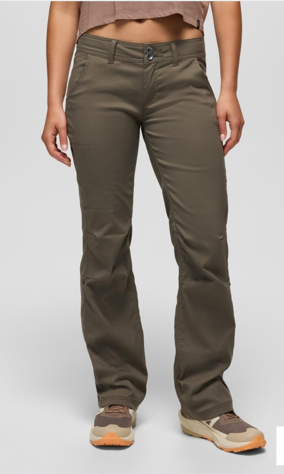 NWT PrAna Women’s Halle Straight Pants Stormy Night size 16 Inseam 32″
