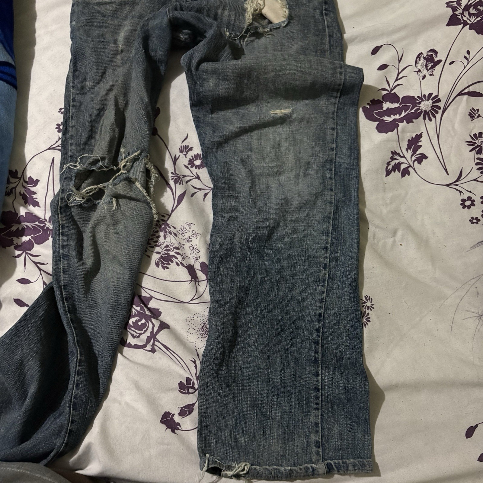Wrangler Originals Relaxed Boot Distressed Jeans 30×30