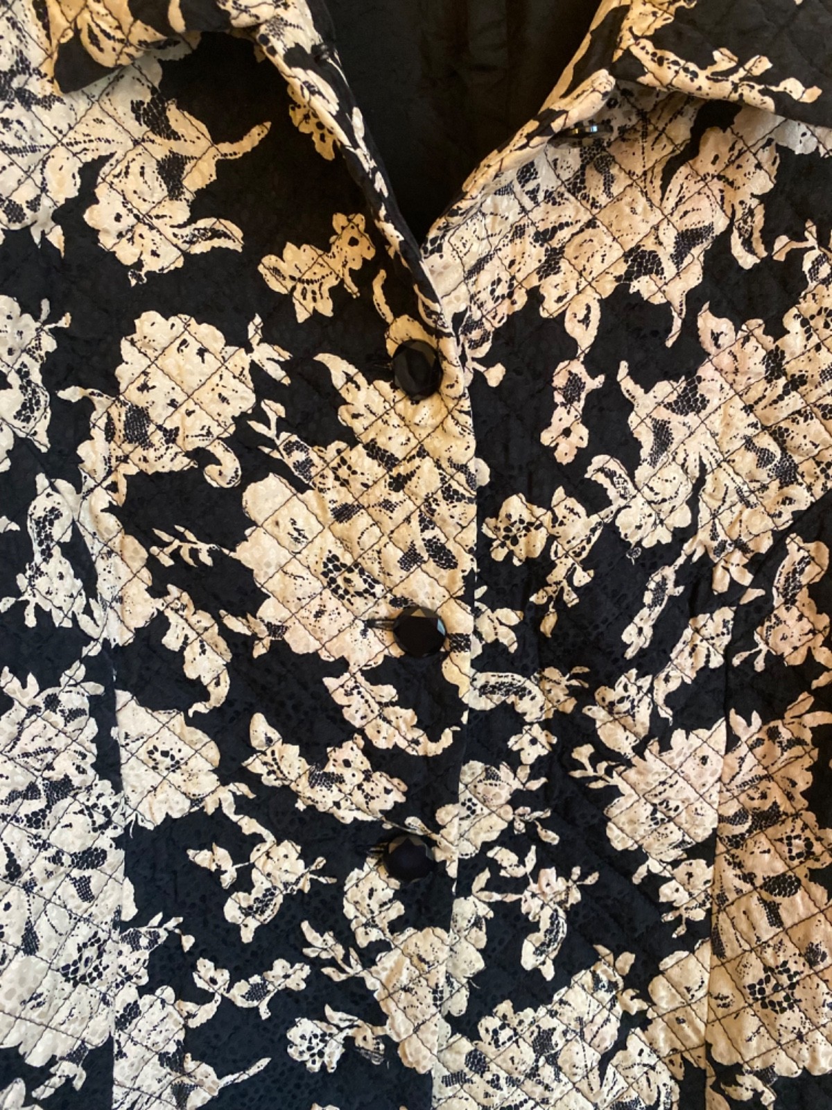 Maggy L Vintage Silk Quilt Jacket