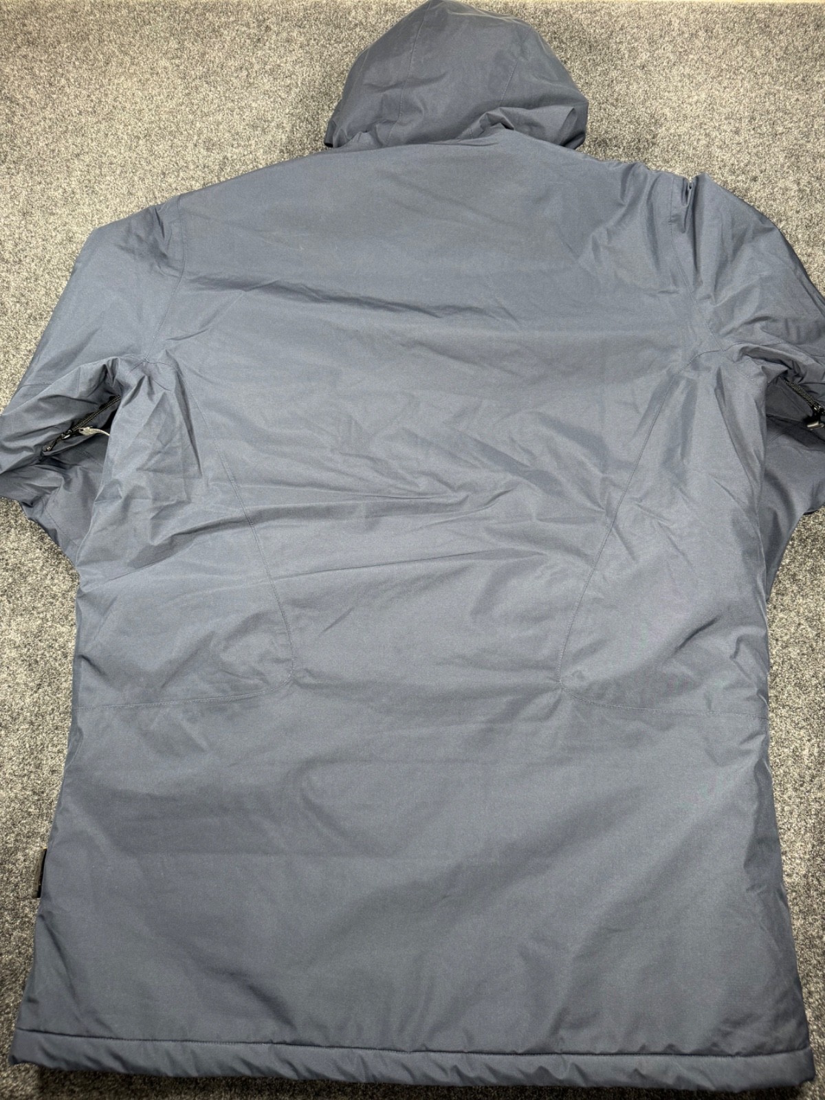 Sunice Gore-Tex Hooded Rain Jacket Parka Waterproof Navy Mens Large