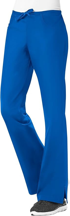 Maevn Core Women 9026 Flare Leg Scrub Pants Elastic Drawstring Back Size XXS-XXL