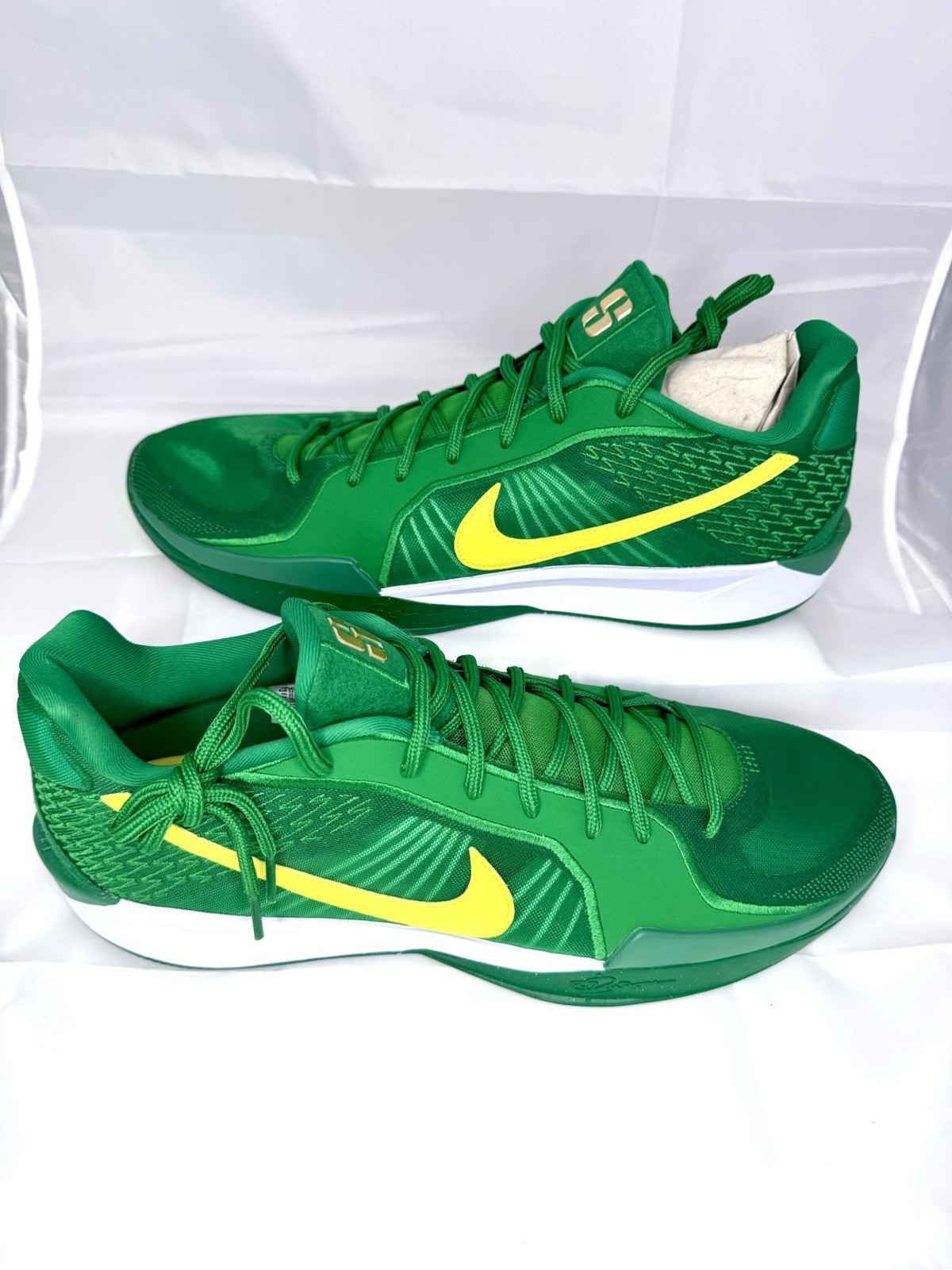Nike Sabrina 2 Oregon Apple Green Yellow Strike HQ4344-300 W 18.5 / M 17 NIB
