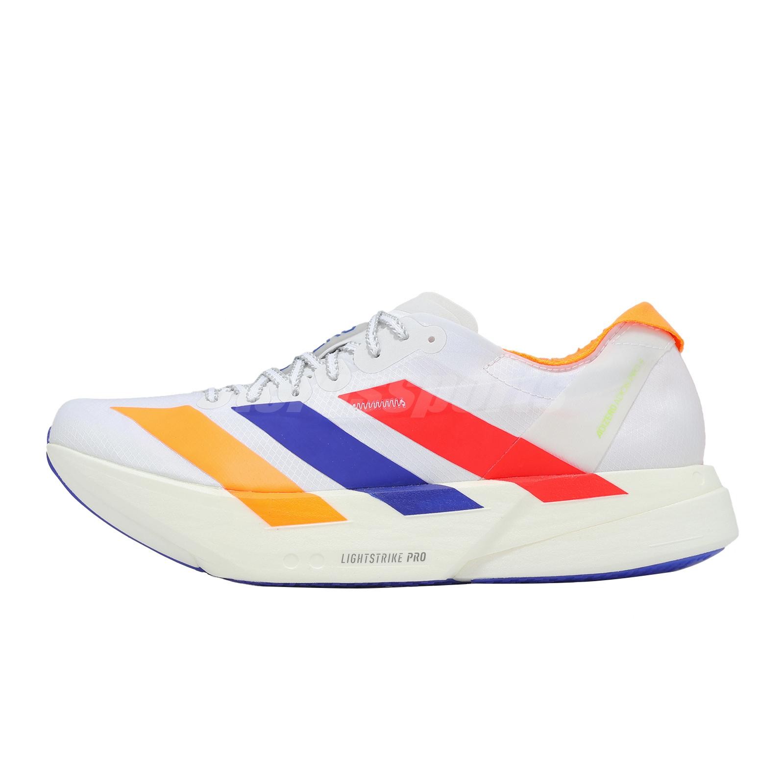 adidas Adizero Adios Pro 4 M White Blue Red Orange Men Racing Running KI4438