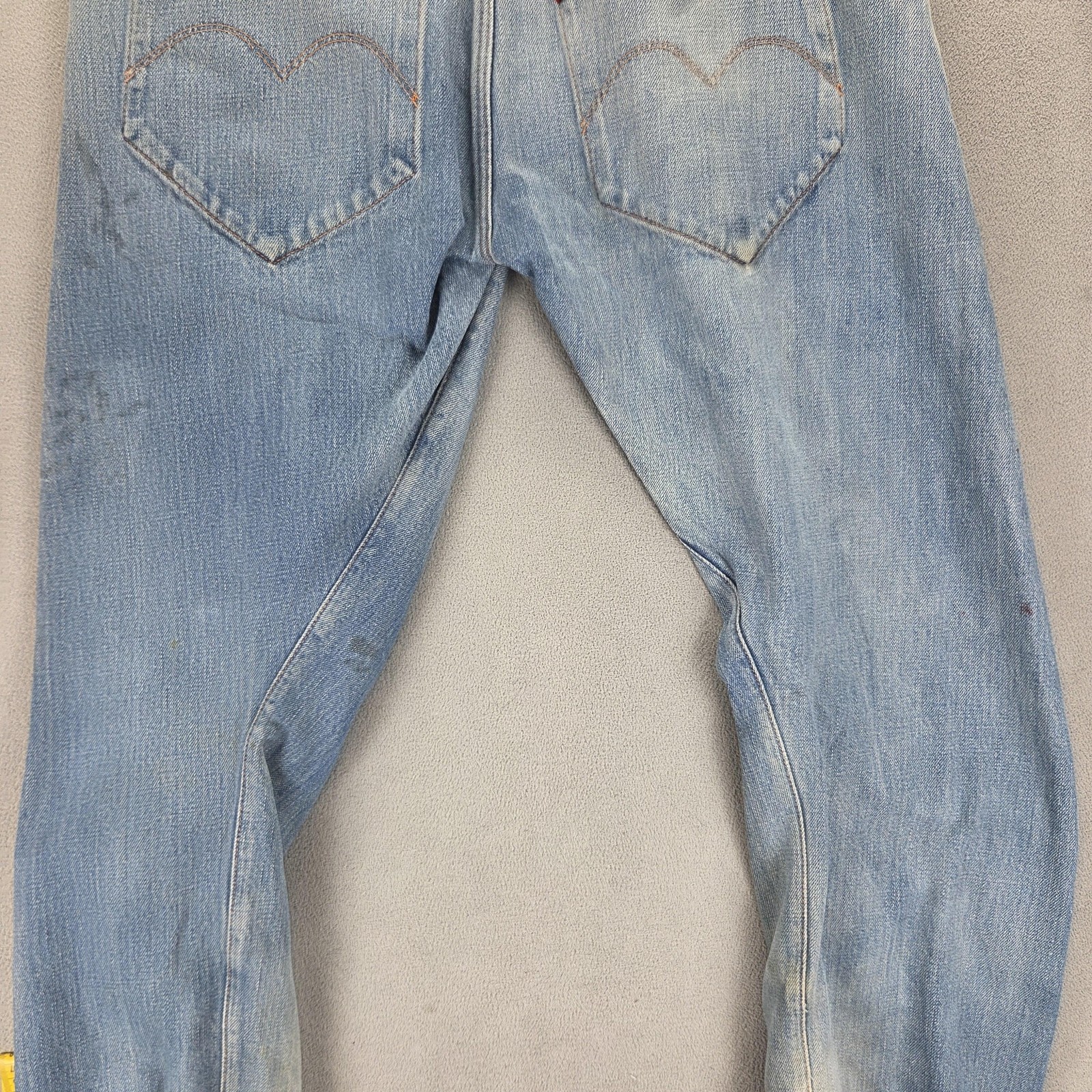 Vintage Levis Engineered Jeans Mens 32×32 Blue Twisted Light Wash Zip Fly