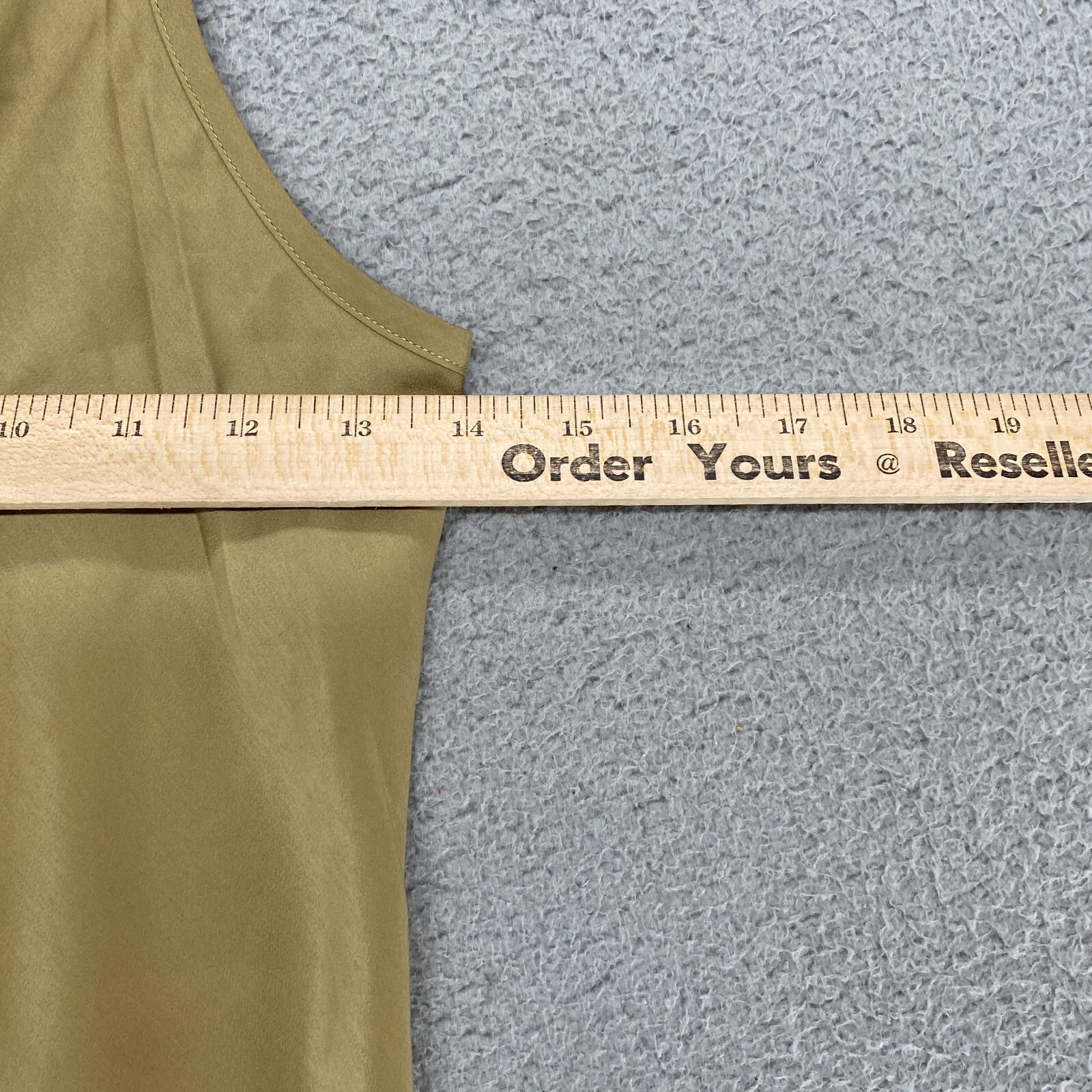 Allsaints Slip Dress Womens Small Tierny Coni 90s Midi Y2K Metallic Olive Gold