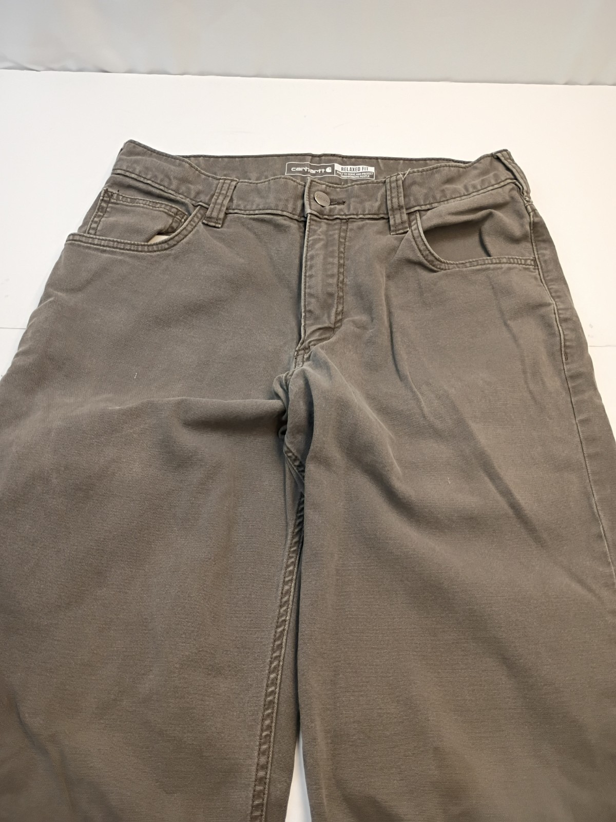 Carhartt Relaxed Fit Brown Work Pants SZ 31×34!