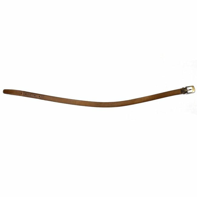 Pre-owned Louis Vuitton Santur Ellipse Belt, Brown Damier Ebene, M6995, 82cm,
