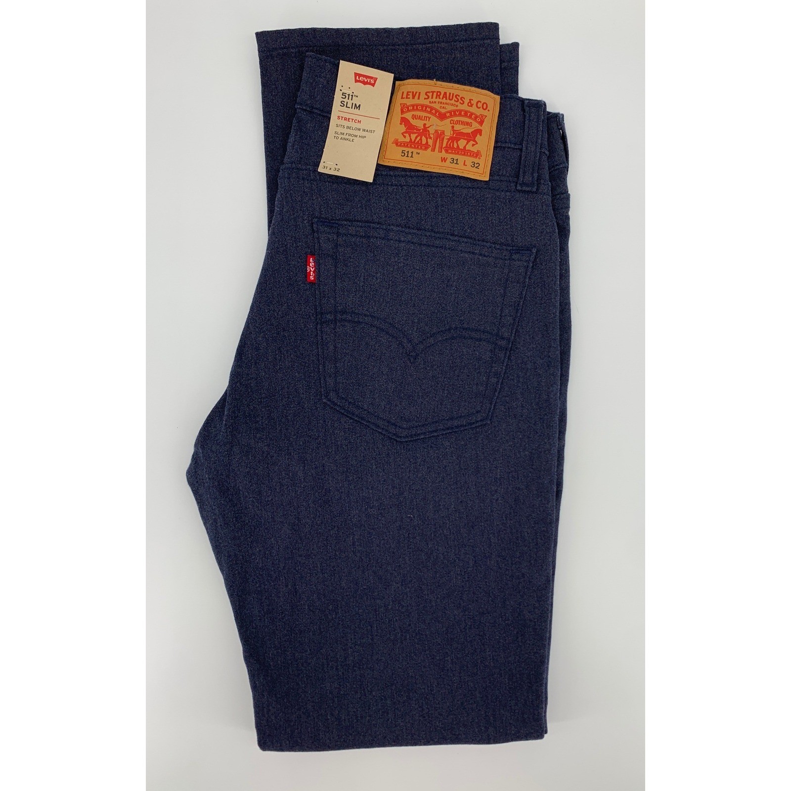 Levis 511 Jeans Mens 31×32 Blue Slim Fit Dark Wash Denim Pants NEW Pants