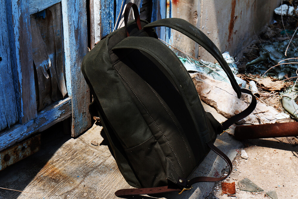 Water-repellent Heavy Wax Canvas 70307 Unisex Retro Backpack Computer Bag