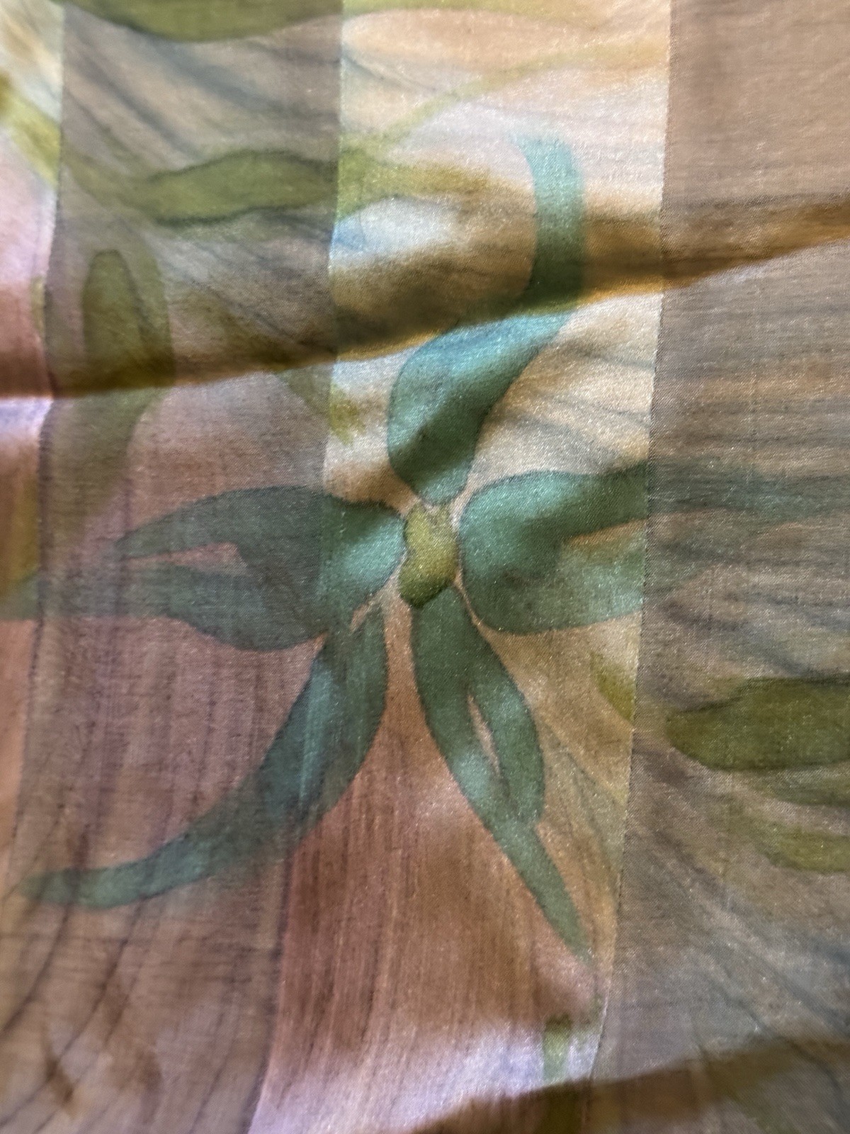 🔥 Vintage ~ PIERRE BACCARA ~ Silk Scarf ~ Size 16-1/4” X 59-1/4” Made In France