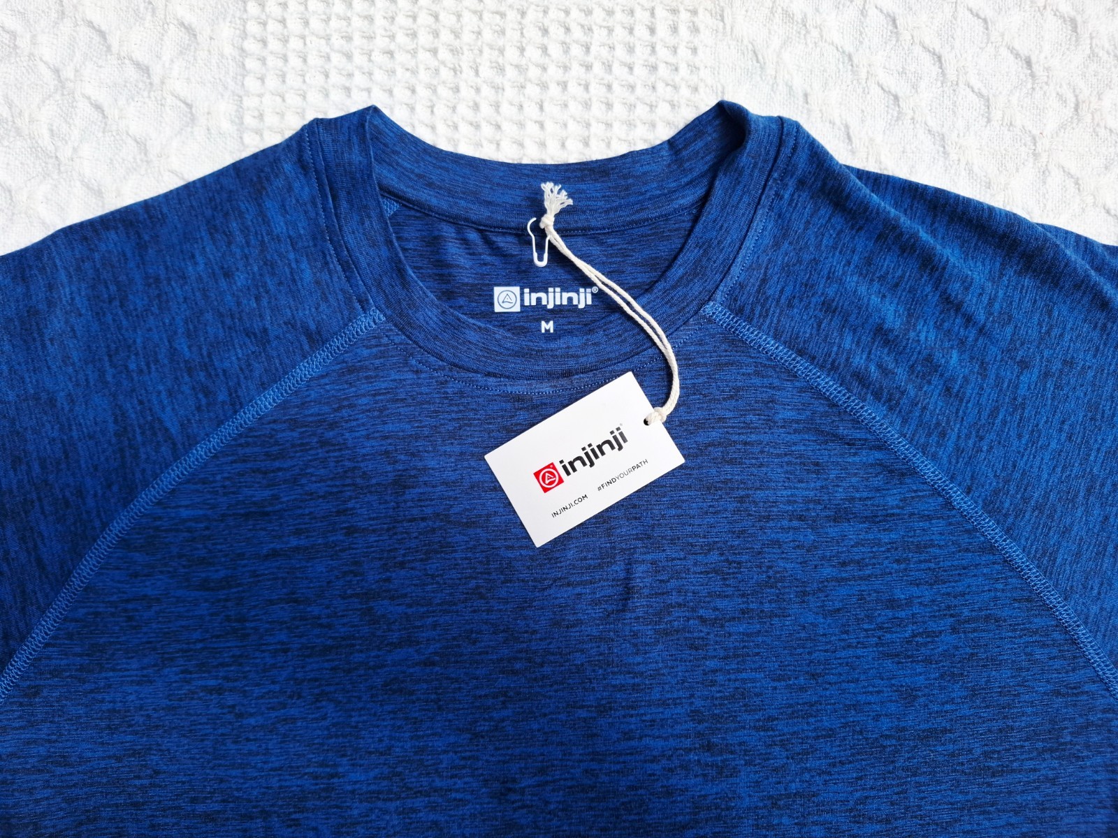 Injinji Performance Mens T-Shirt Short Sleeve Running Gym Workout Medium