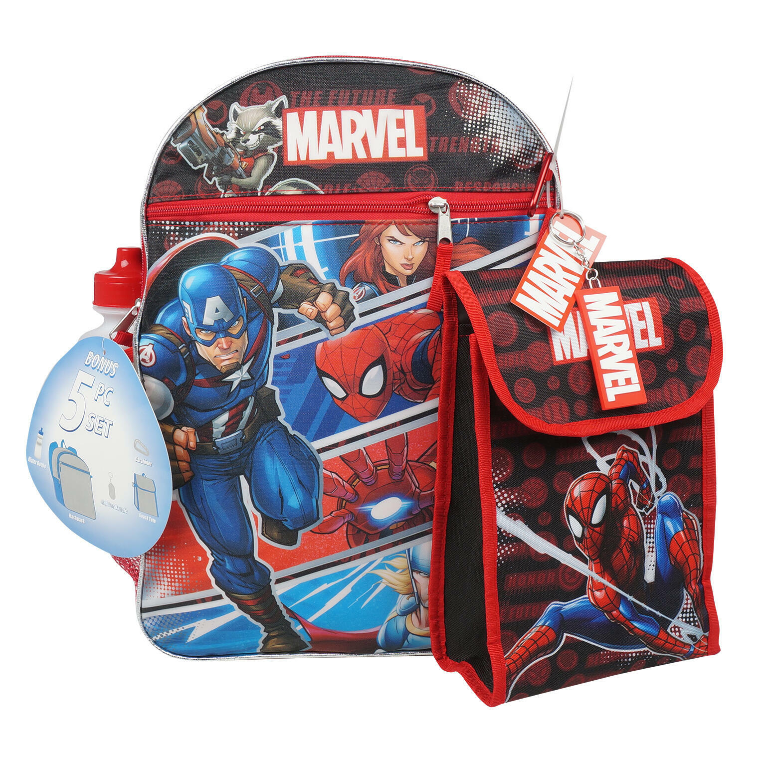 Marvel Universe backpack, 5 piece