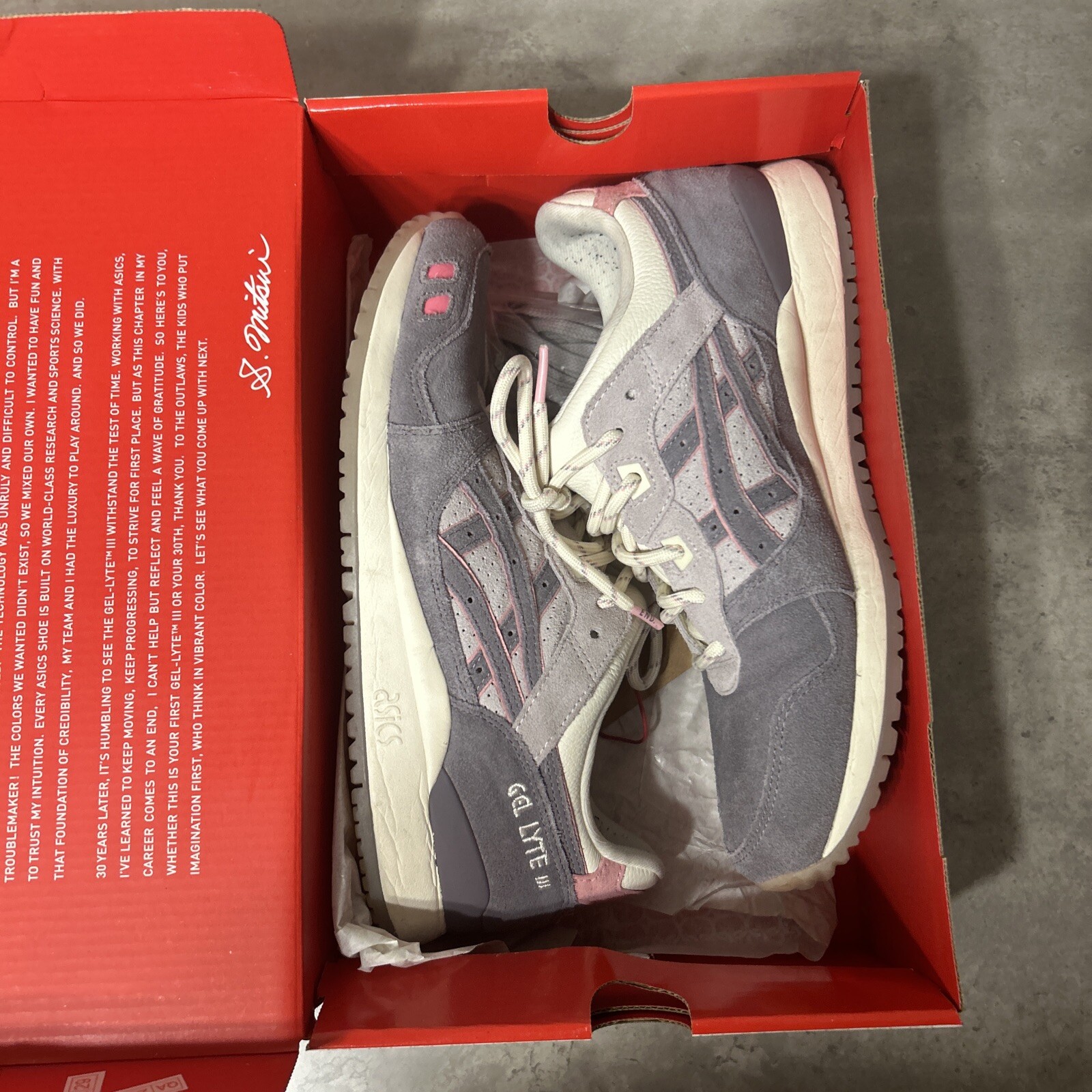 END. x Asics Gel-Lyte III OG ‘Pearl’ Men’s Lavender 1191A356-500 – Size 9.5
