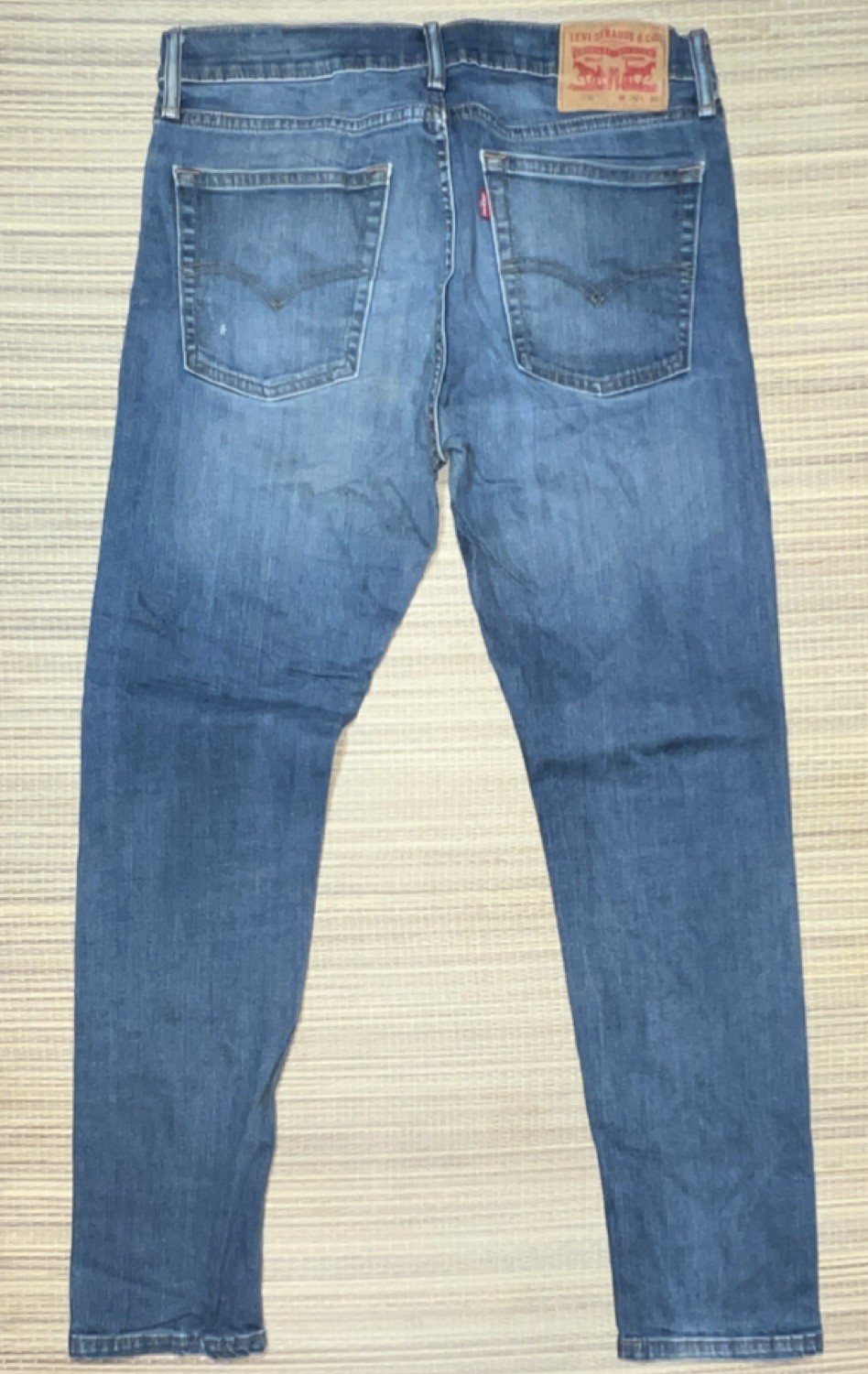 Levi’s 510 Series Slim Fit Blue Denim Jeans Button Zip 5-Pocket Men 32×30