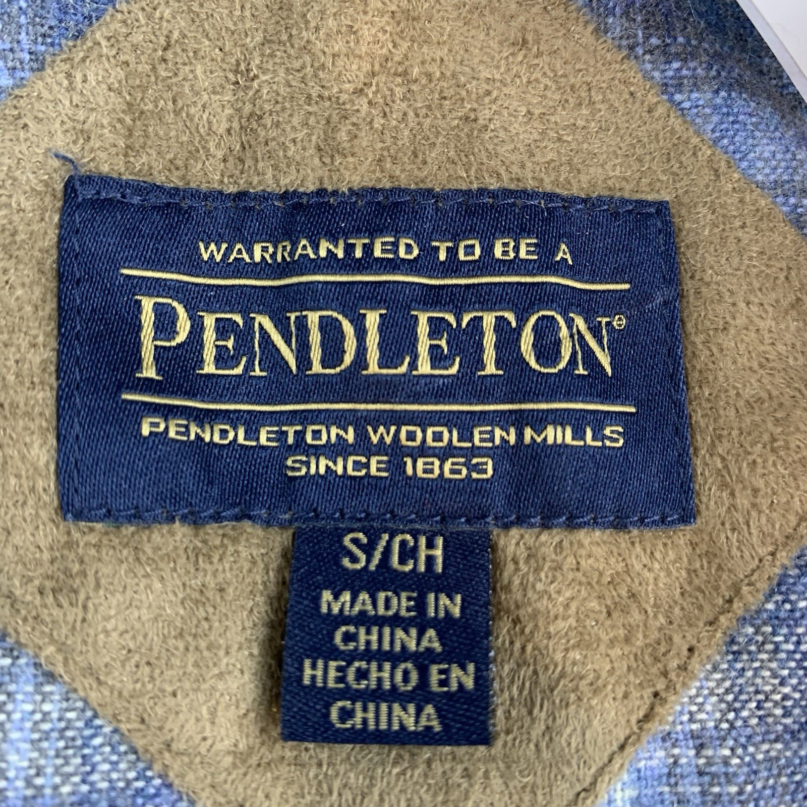 NWT Pendleton Full Zip Sherpa Jacket Women’s Small Beige Fleece Deep Pile Teddy
