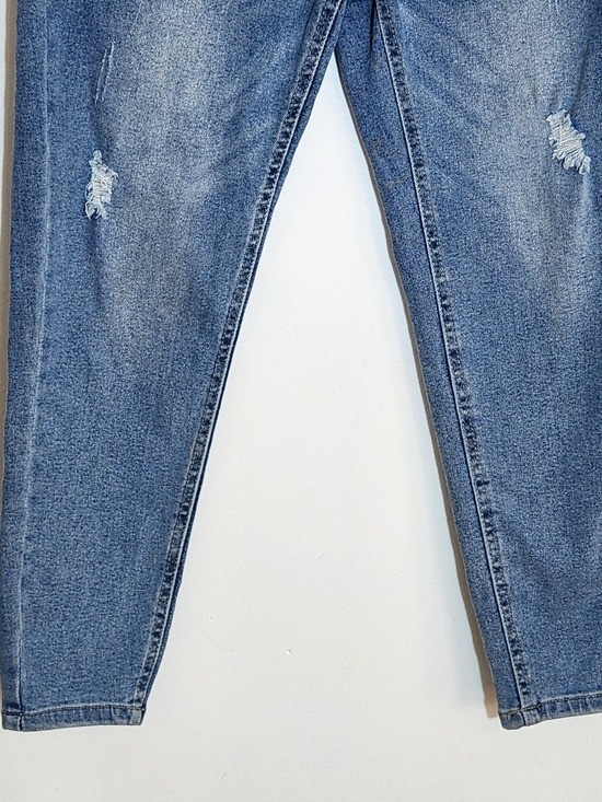 Blue Savvy Distressed Skinny Jeans Size 15/32 NWT