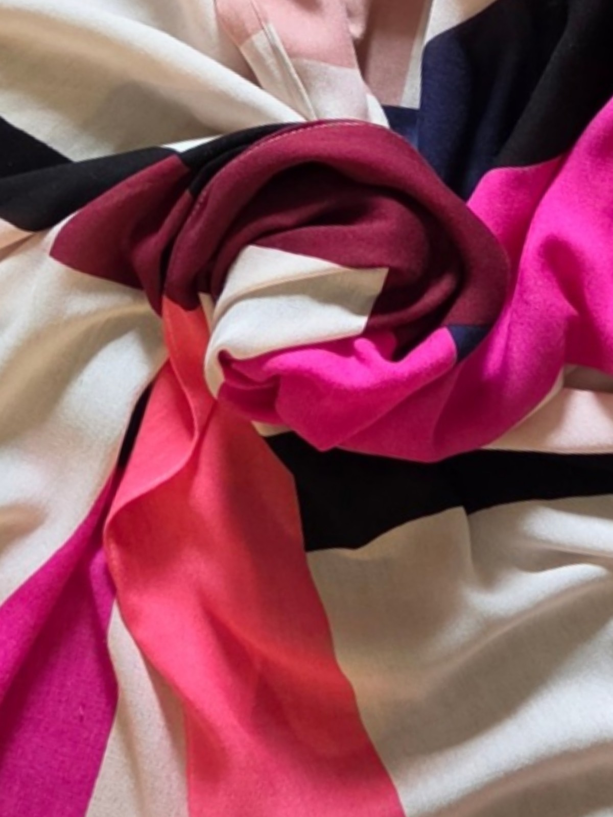 KATE SPADE New York $149 Pink, Blue, Ivory, Print Scarf/Wrap