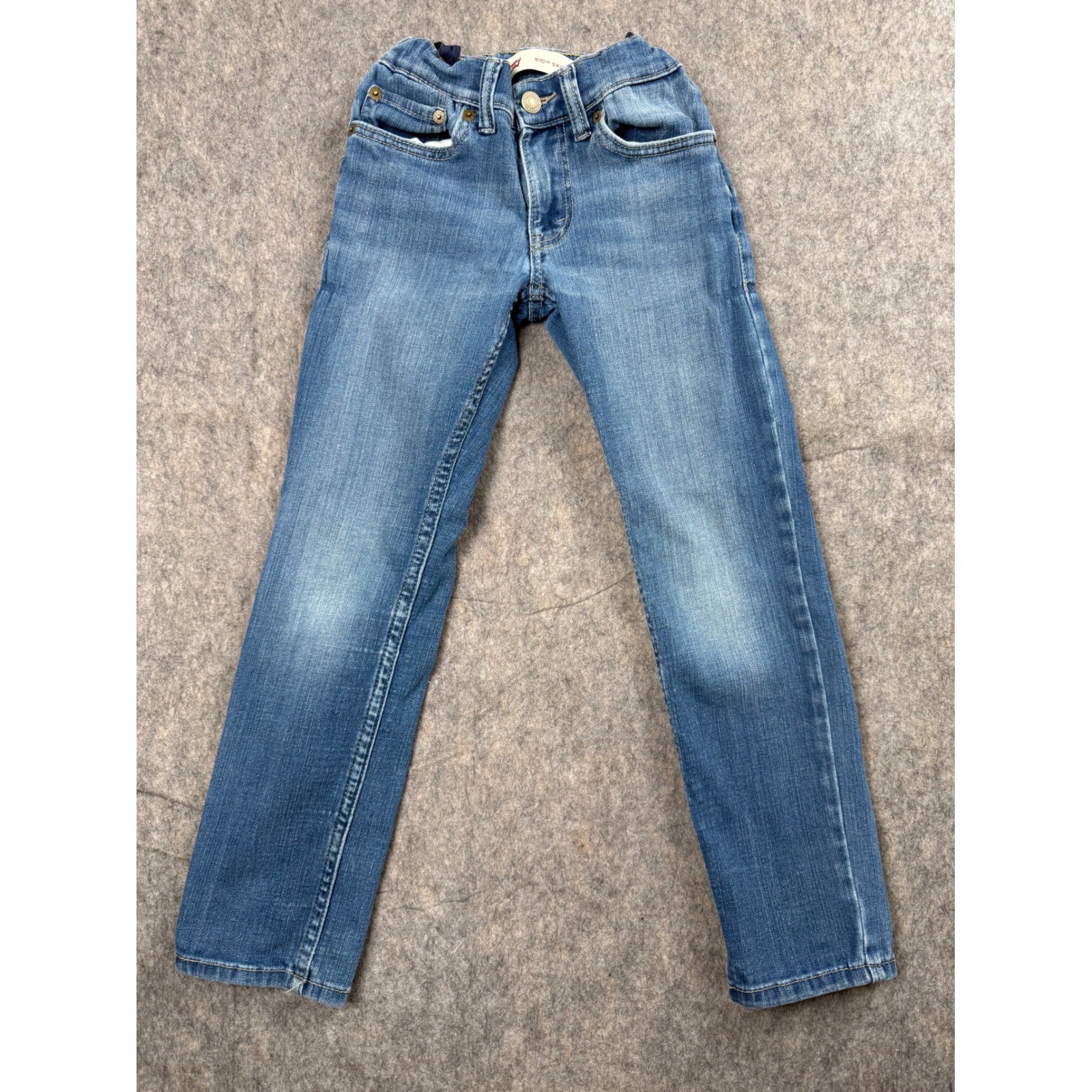 Levi’s 510 Skinny Kids Jeans Size 8 Reg Medium Wash Blue Denim W24 x L22
