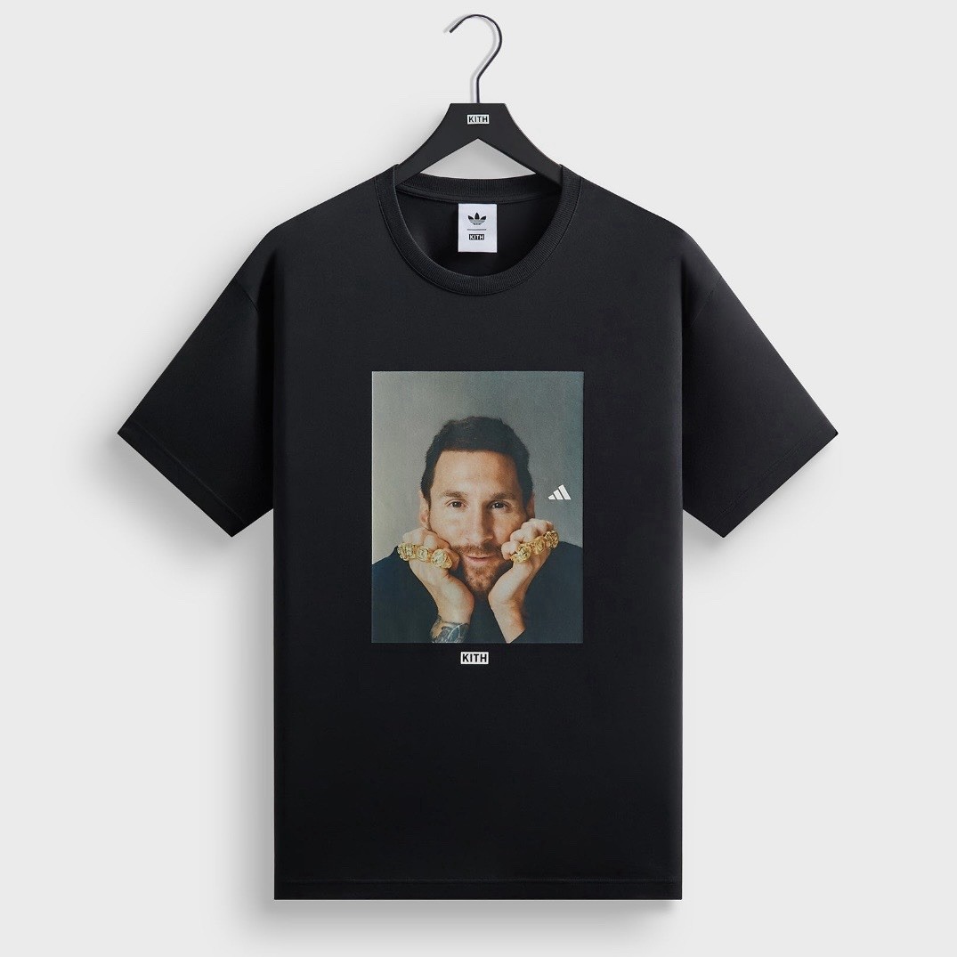 Kith & Messi For Adidas Football Graphic Tee Black