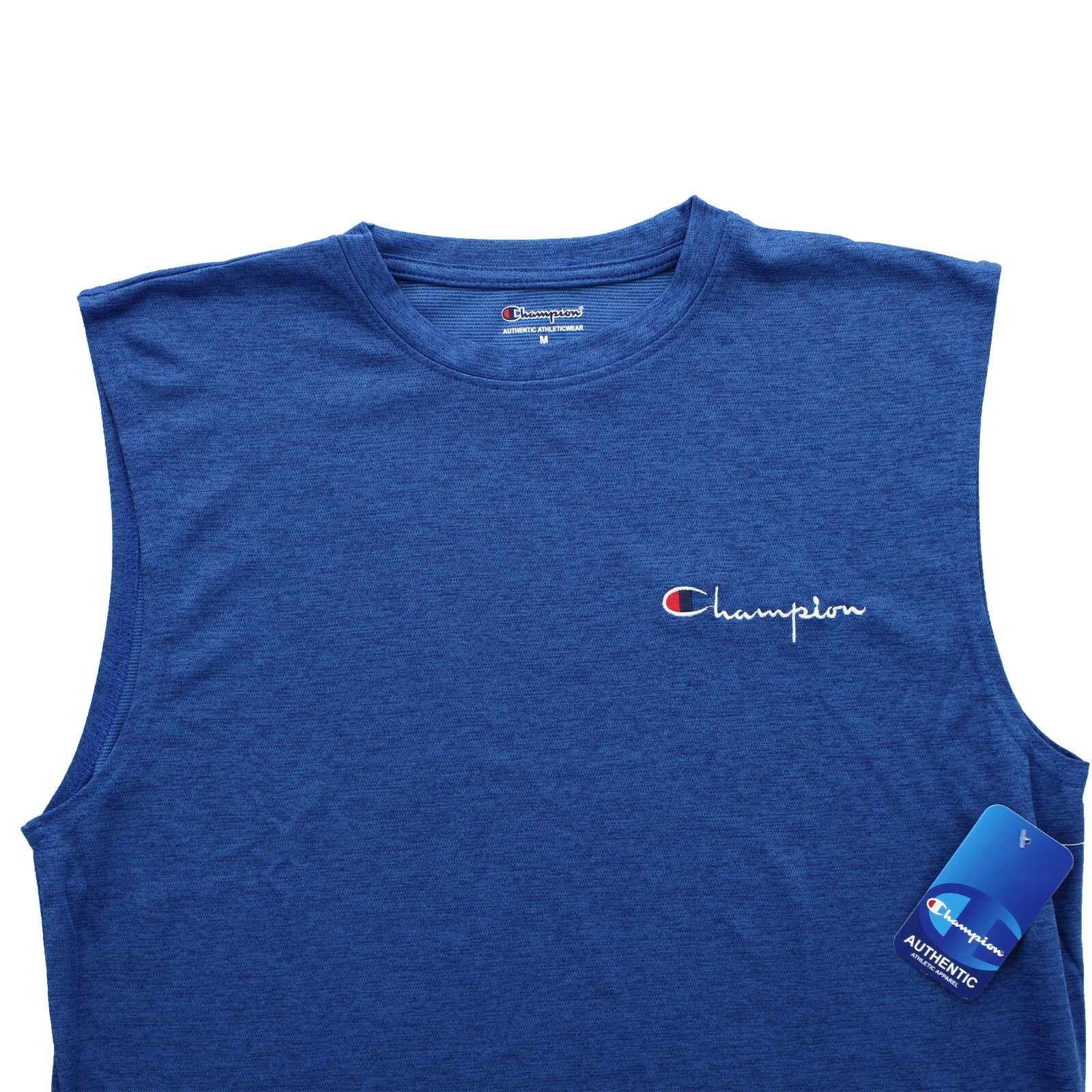 Champion Men’s Muscle T-Shirt Sleeveless Double Dry Moisture Wicking Sports Tee
