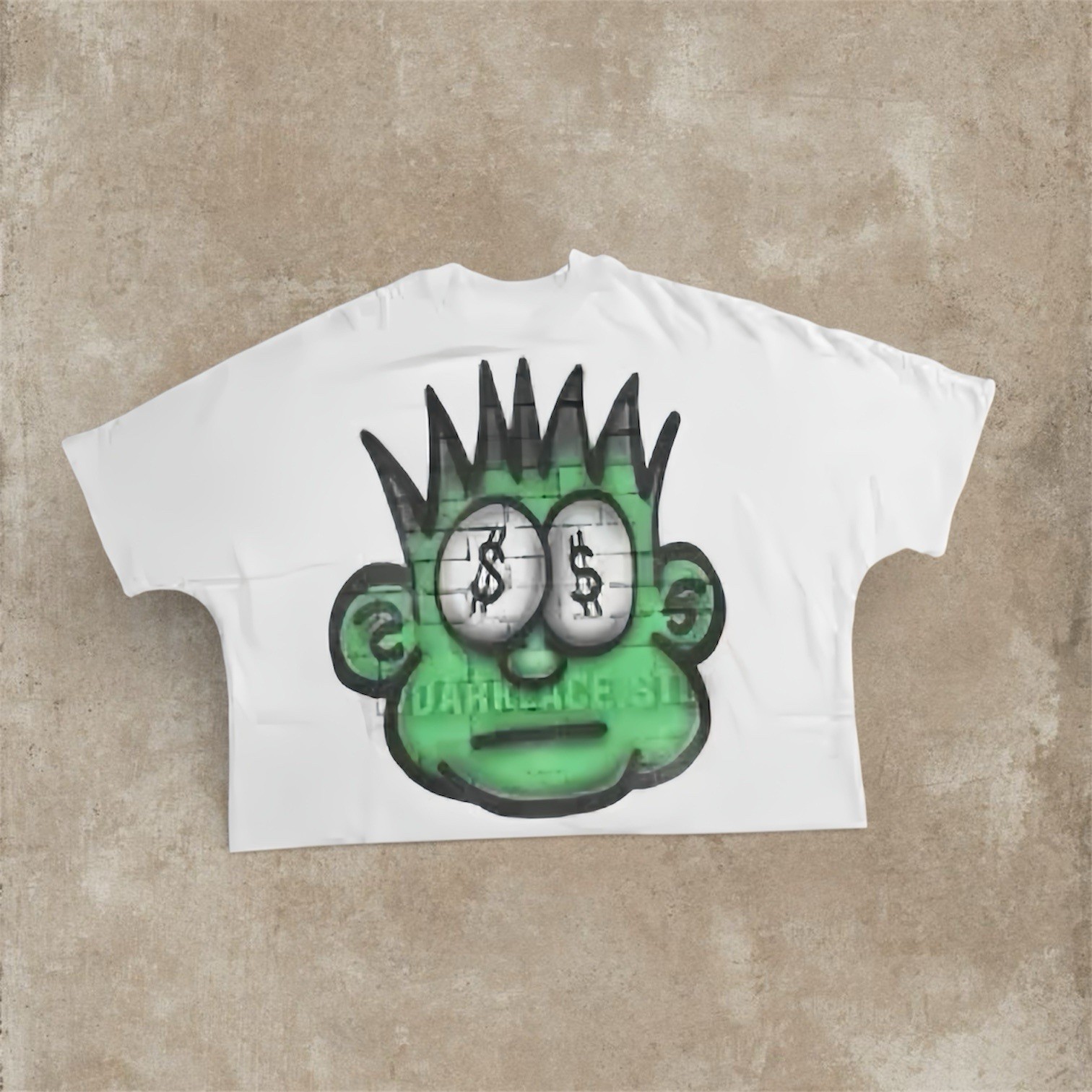 White and green cartoon streetwear tee #streetwear #2026 #style