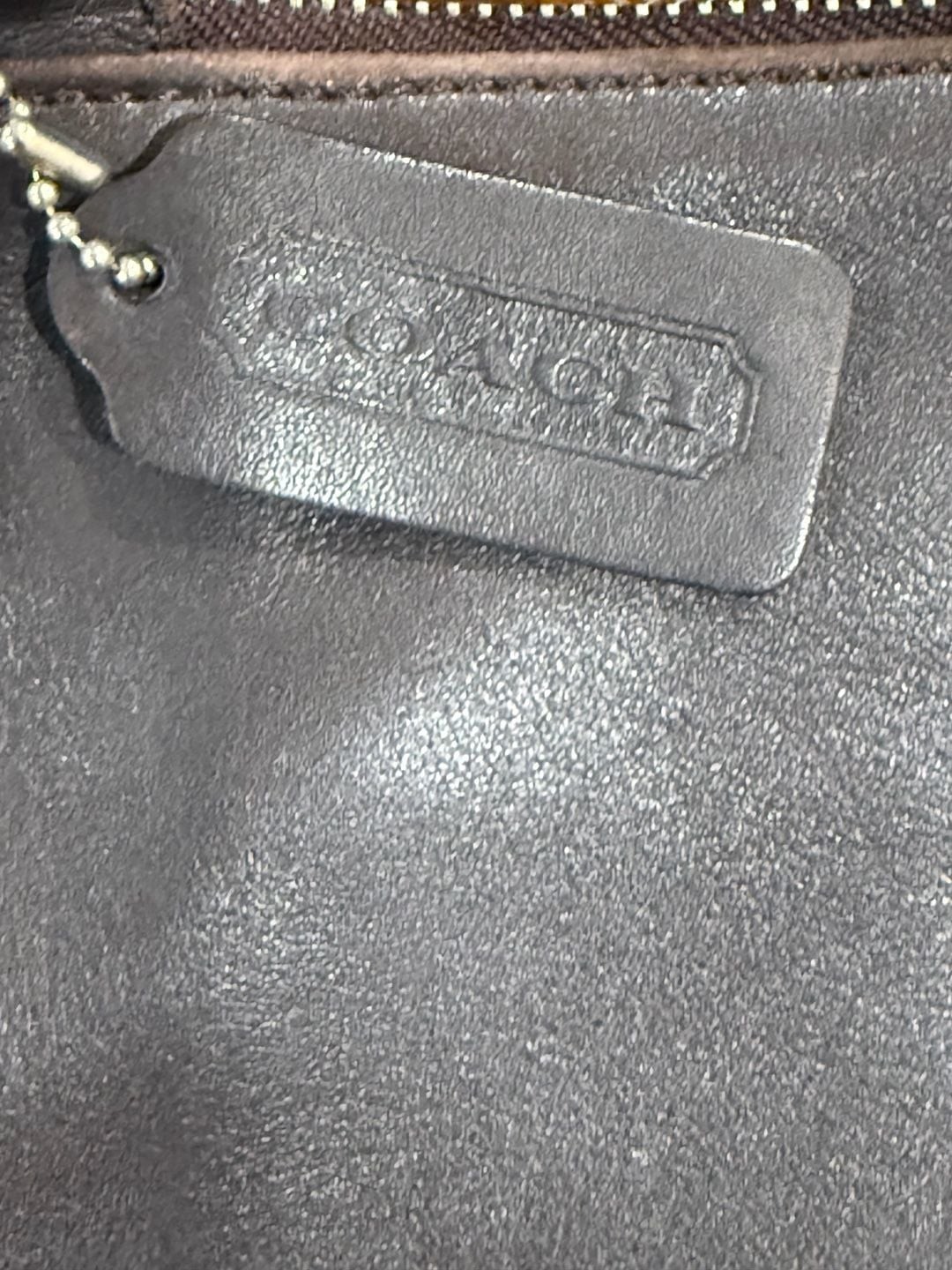 Coach Vintage Full Grain Leather Brown Crossbody Bag USA E0C-9457