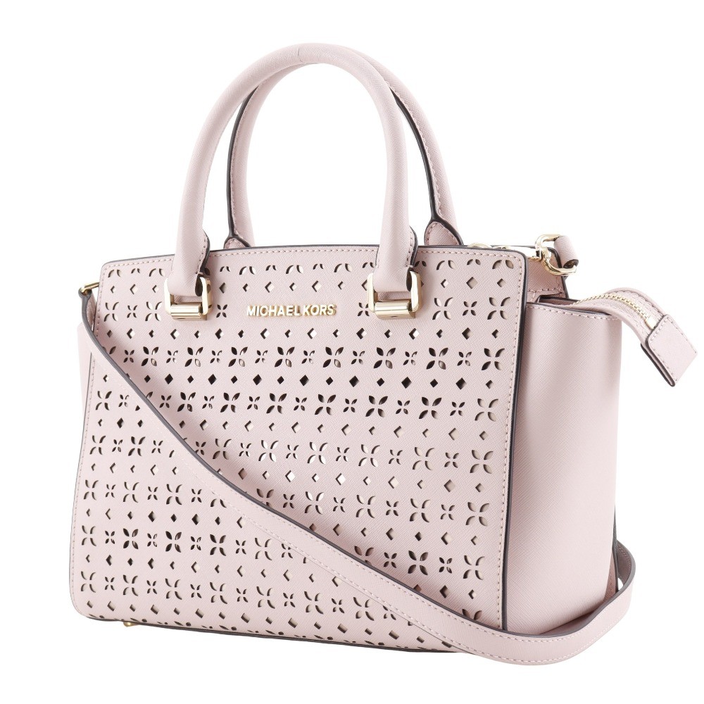 Michael Kors Selma Leather 2WAY Handbag – DUTY FREE