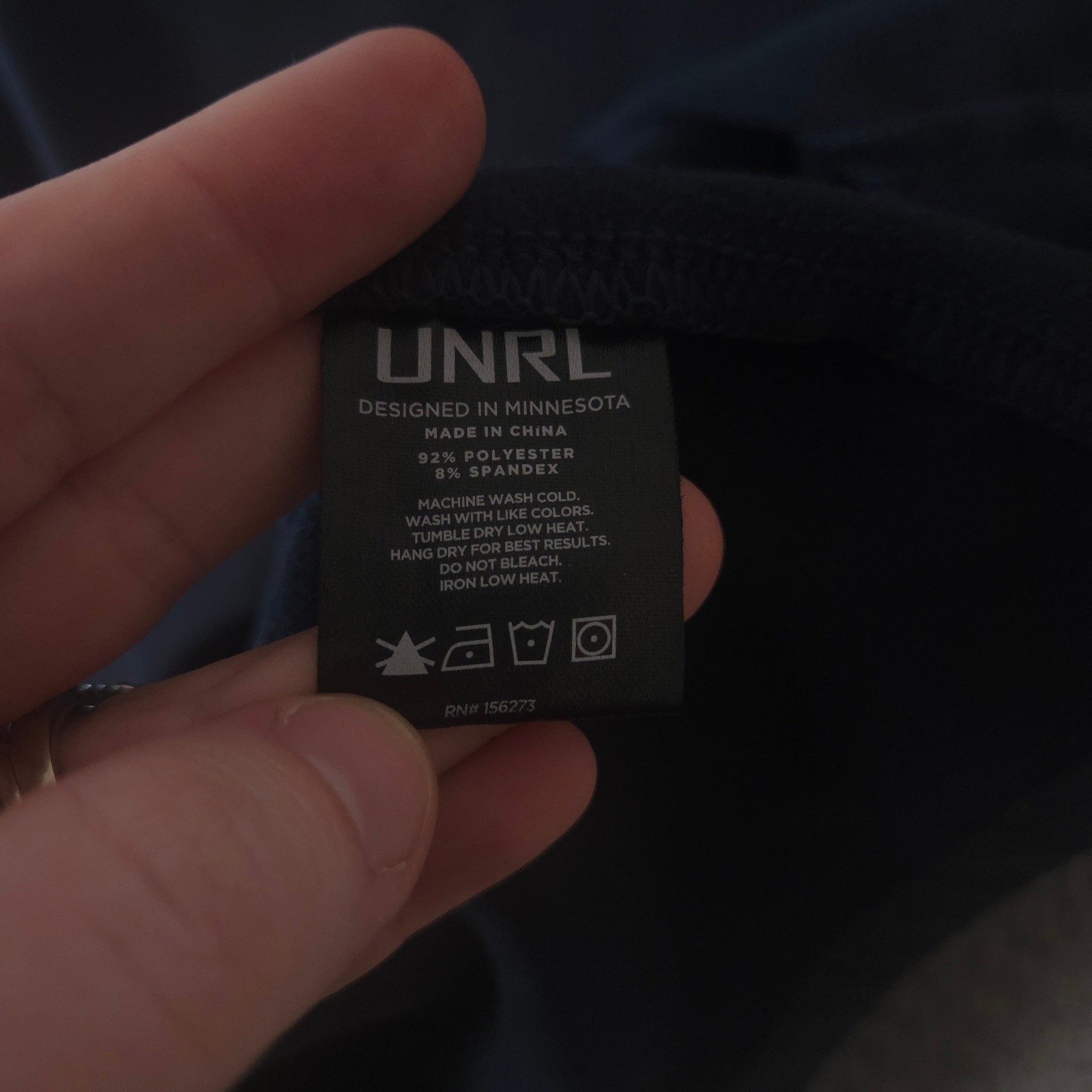 UNRL Pullover Mens L Navy ELITE Quarter Zip II Stretch Performance Activewear