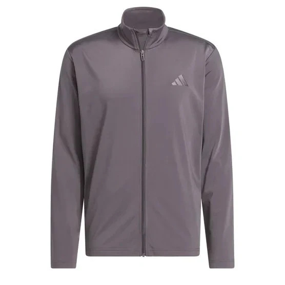 Adidas Tricot Men’s Size XL Gray Full Zip Track Athletic Jacket NWT