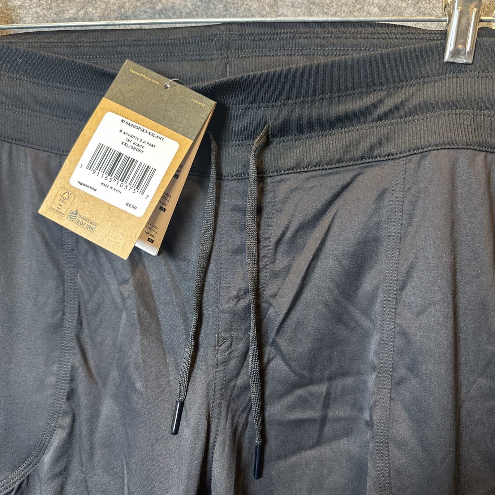 NWT The North Face Womens Aphrodite 2.0 Hiking Pants Size XXL 2XL NF0A2UOP Black