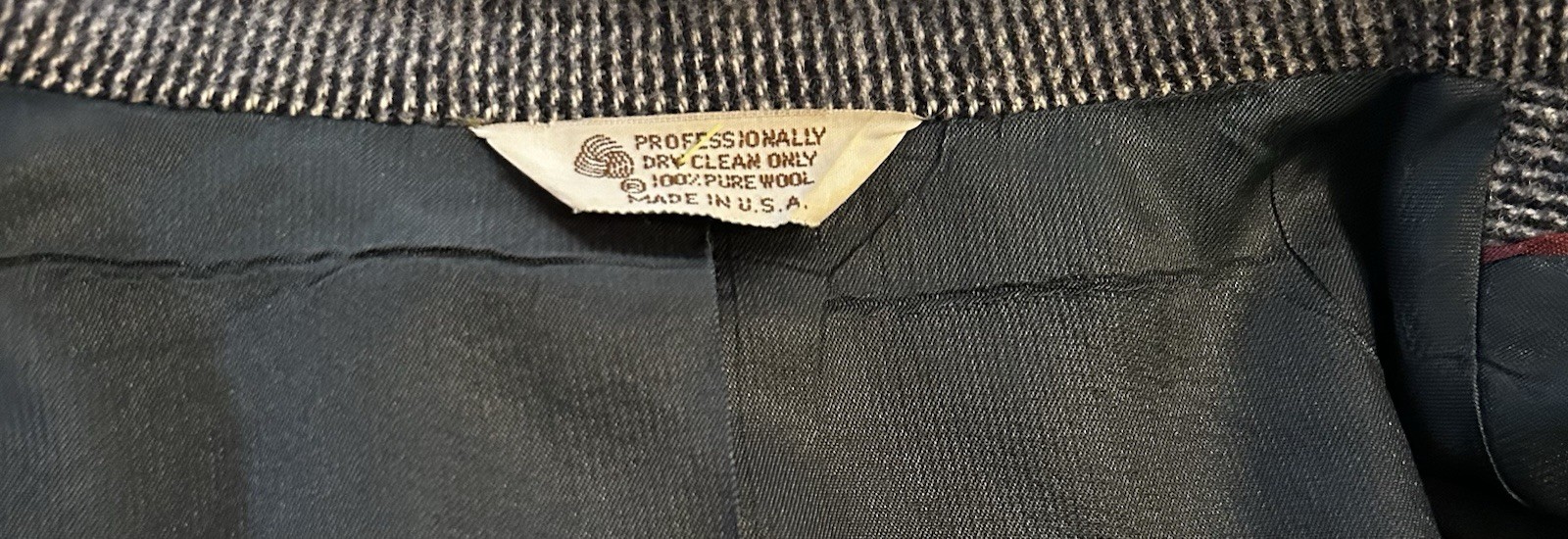 Regent House Collection 100 % Wool Tweed Herringbone Sport Coat Gray Men’s L