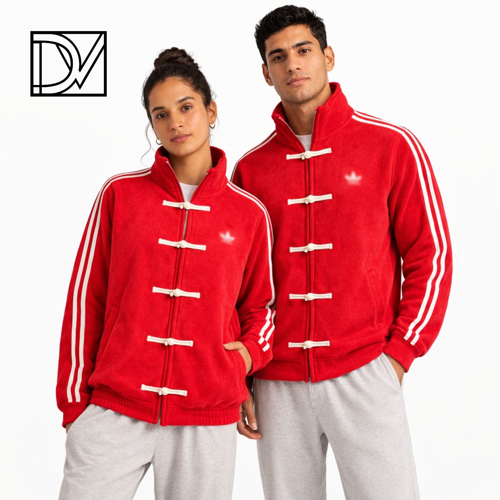 Originals Year Of The Snake CTT Chinese Track Casual Jacket Unisex Red