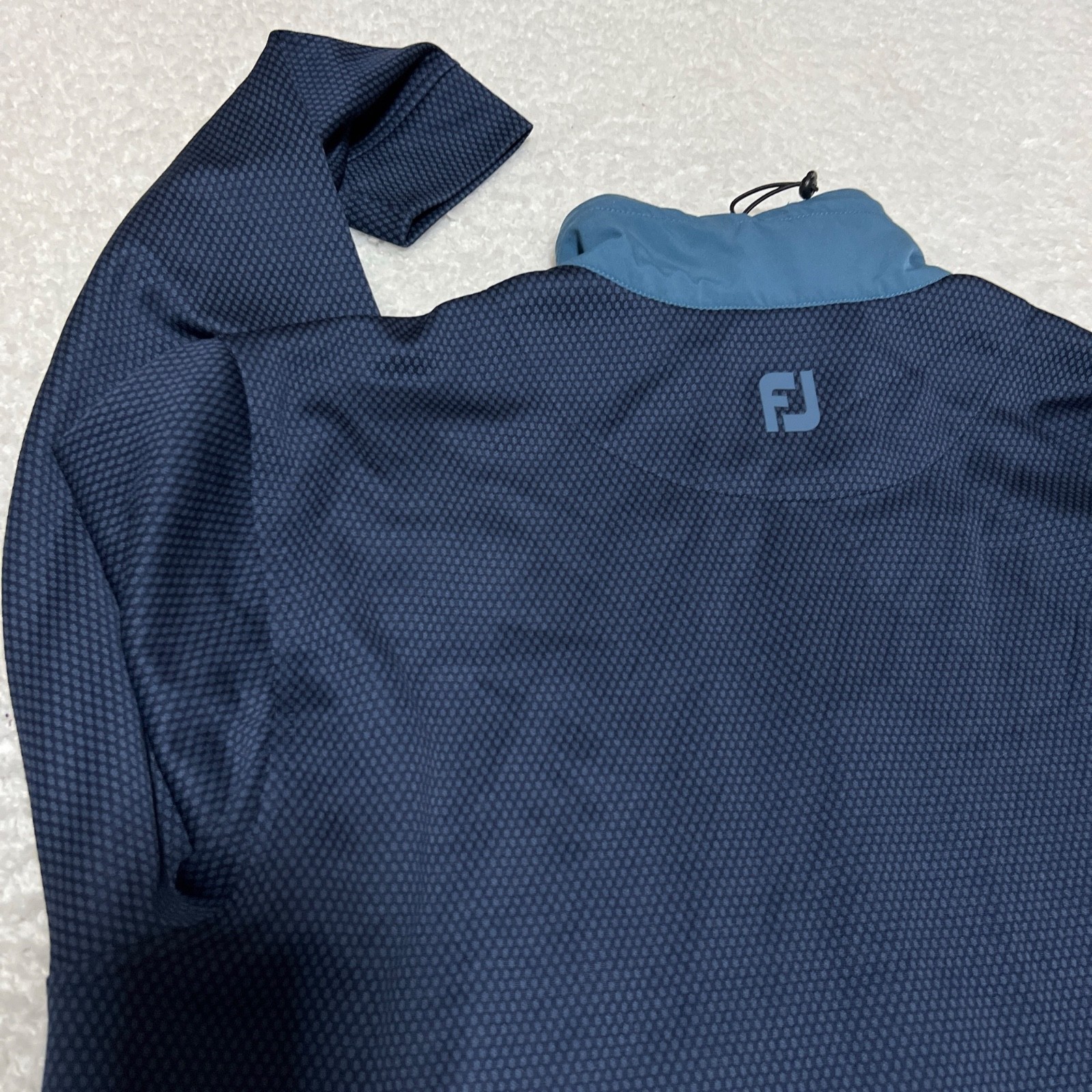 Footjoy Jacket Mens Extra Large Blue Thermo Series Hybrid Quilted Full Zip Golf