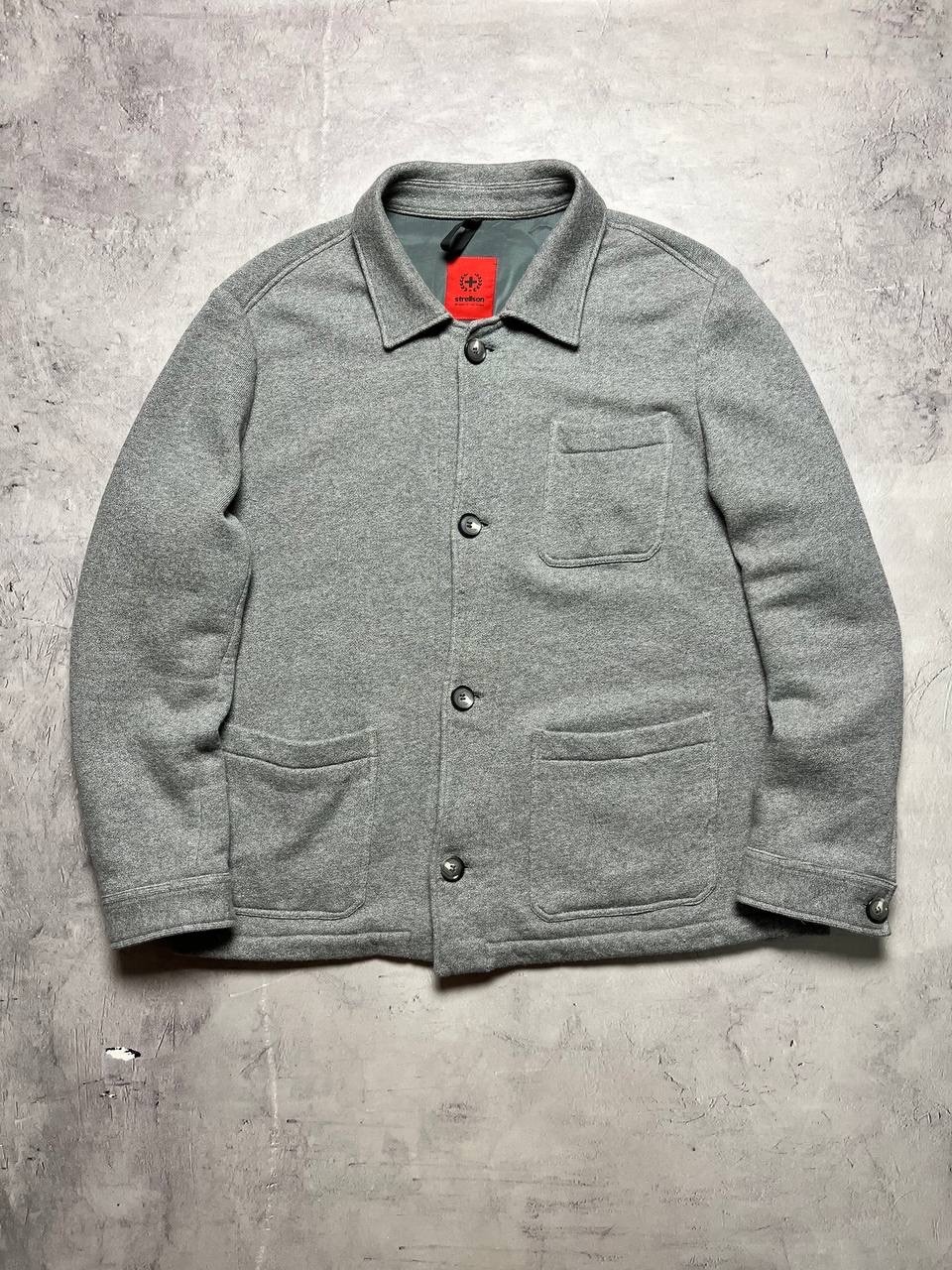 Strellson Overshirt Jacket Men’s Gray Italian Fabric Size Xl