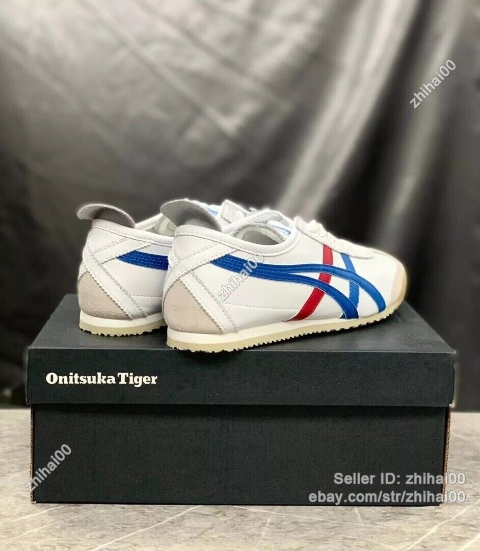 Onitsuka Tiger MEXICO 66 White/blue Sneakers Unisex 1183C102-100 Athletic Shoes