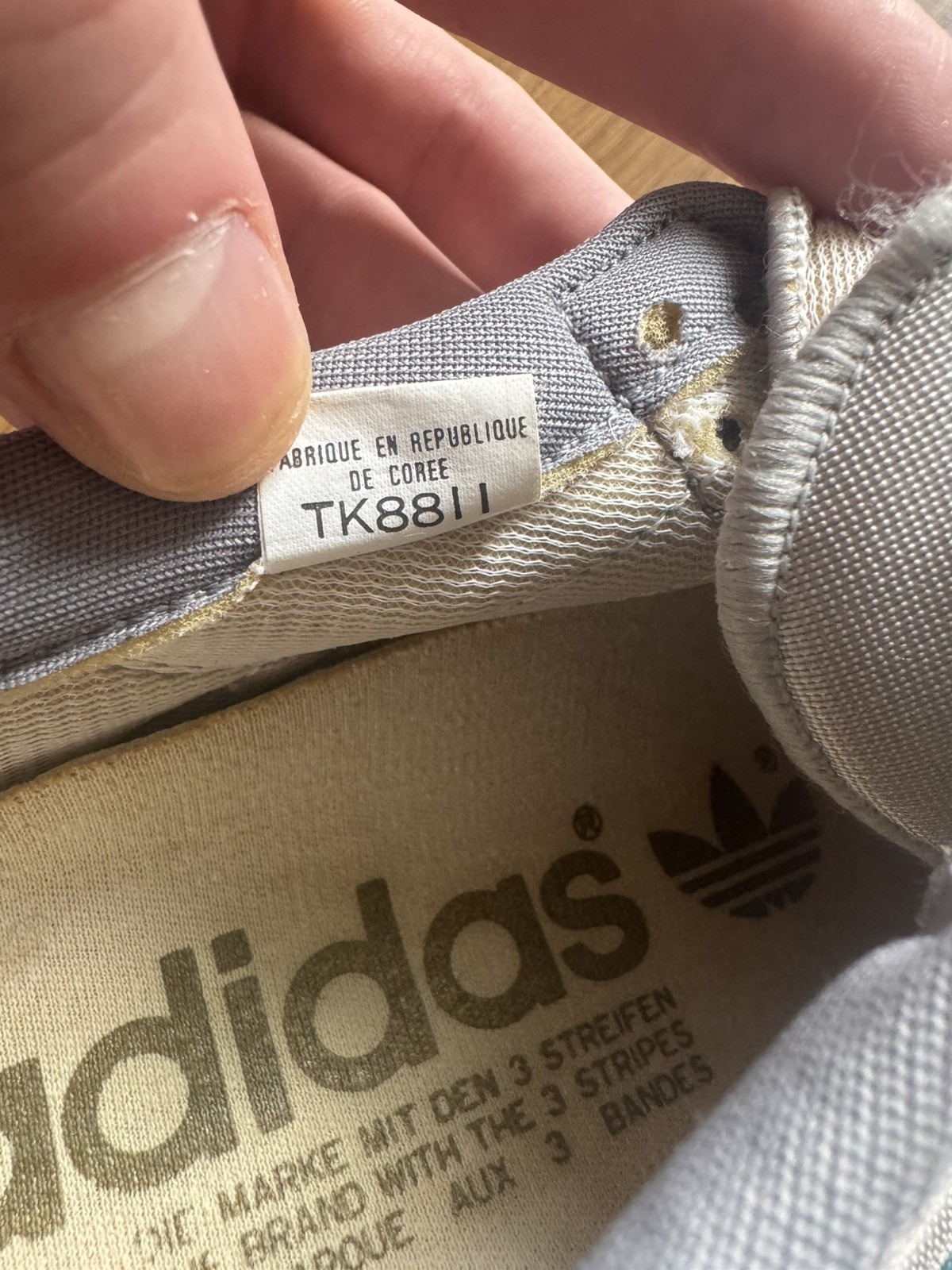 Adidas Rochester vintage 88s 80s made in Rep of Korea uk7.5/us8/26cm