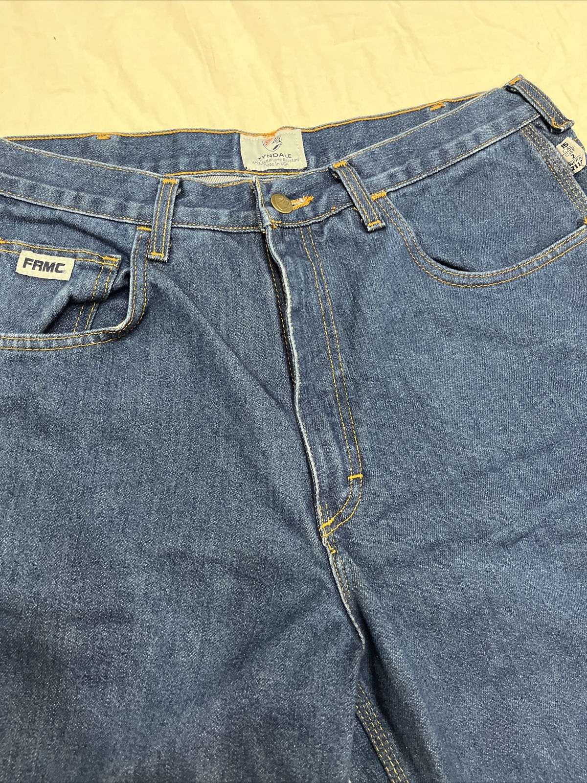 TYNDALE FRMC Men’s F290T FR Fire Flame Resistant Carpenter Work Jeans Sz 35×34