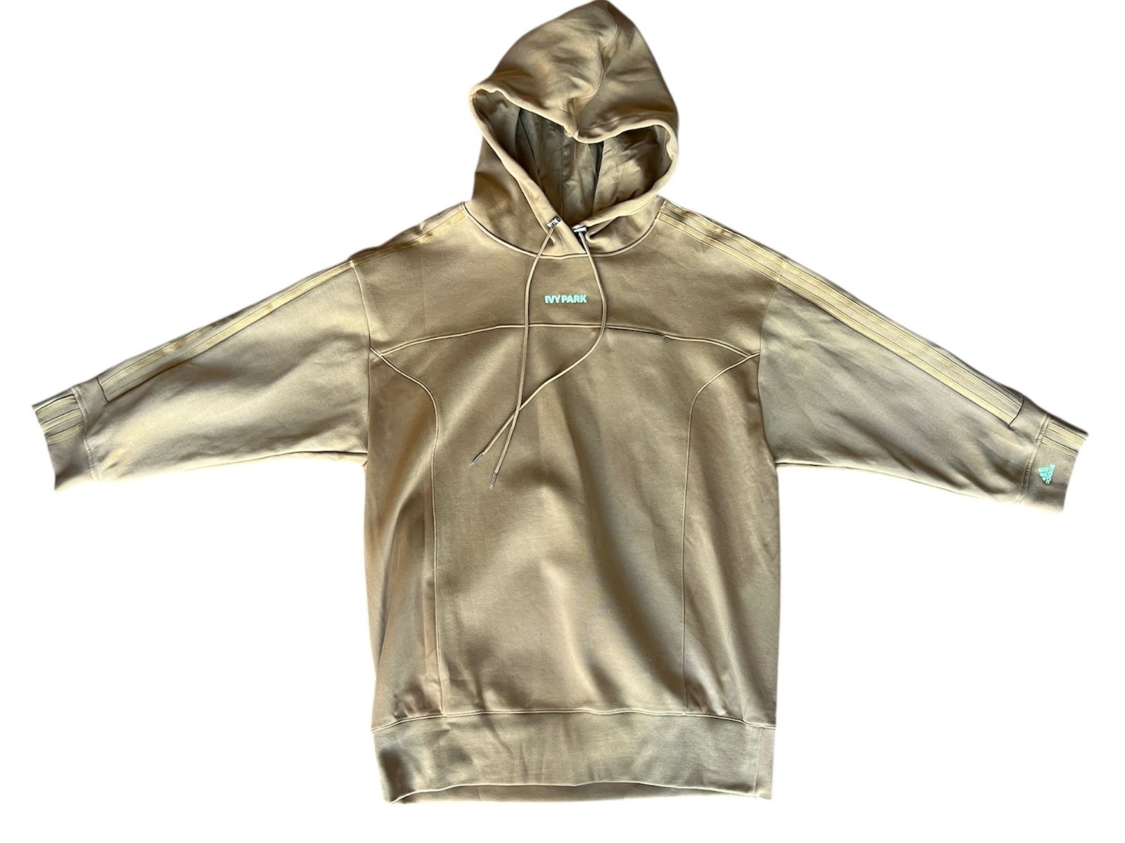 Adidas IVY PARK Mesa Brown Hoodie S Pullover Gender Neutral Streetwear Baggy